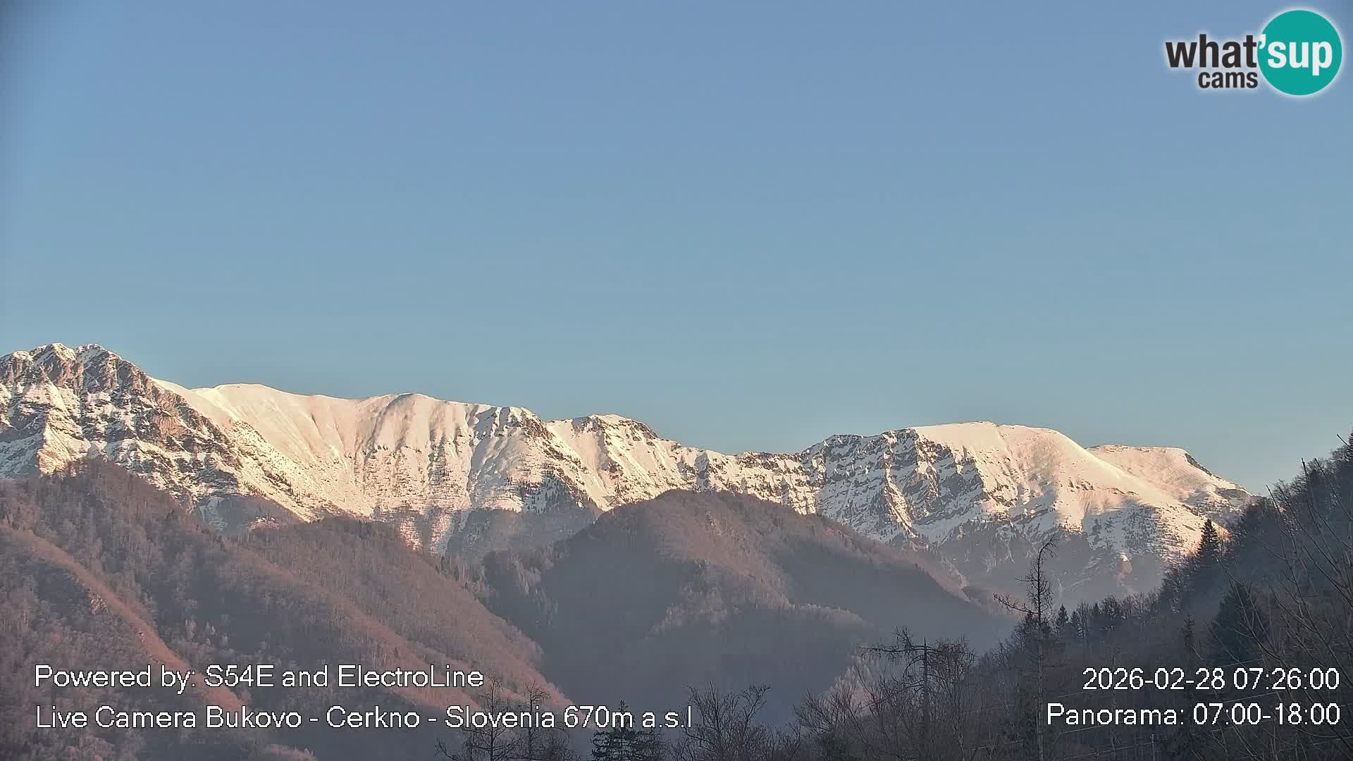 Webcam Bukovo – Baška grapa | Cerkno | Slovénie