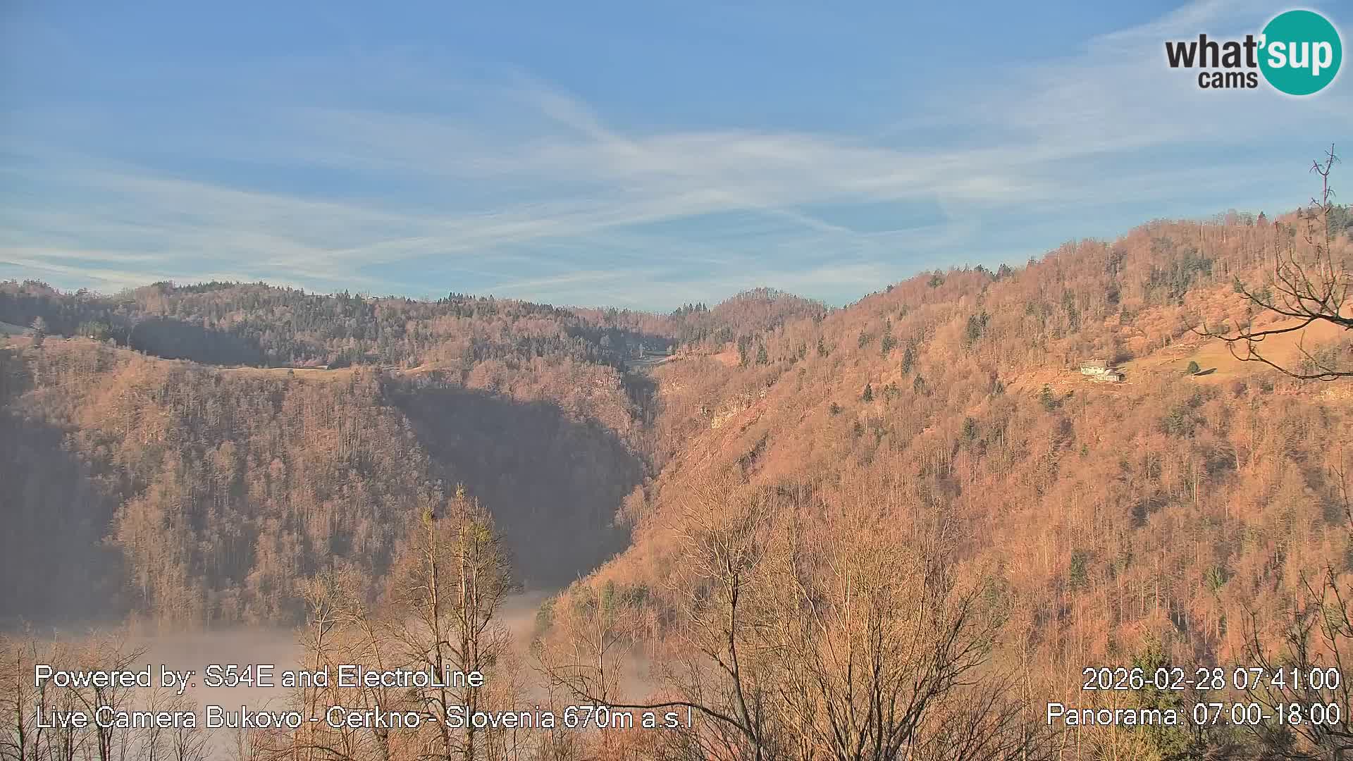 Web kamera Bukovo – Baška grapa | Cerkno | Slovenija