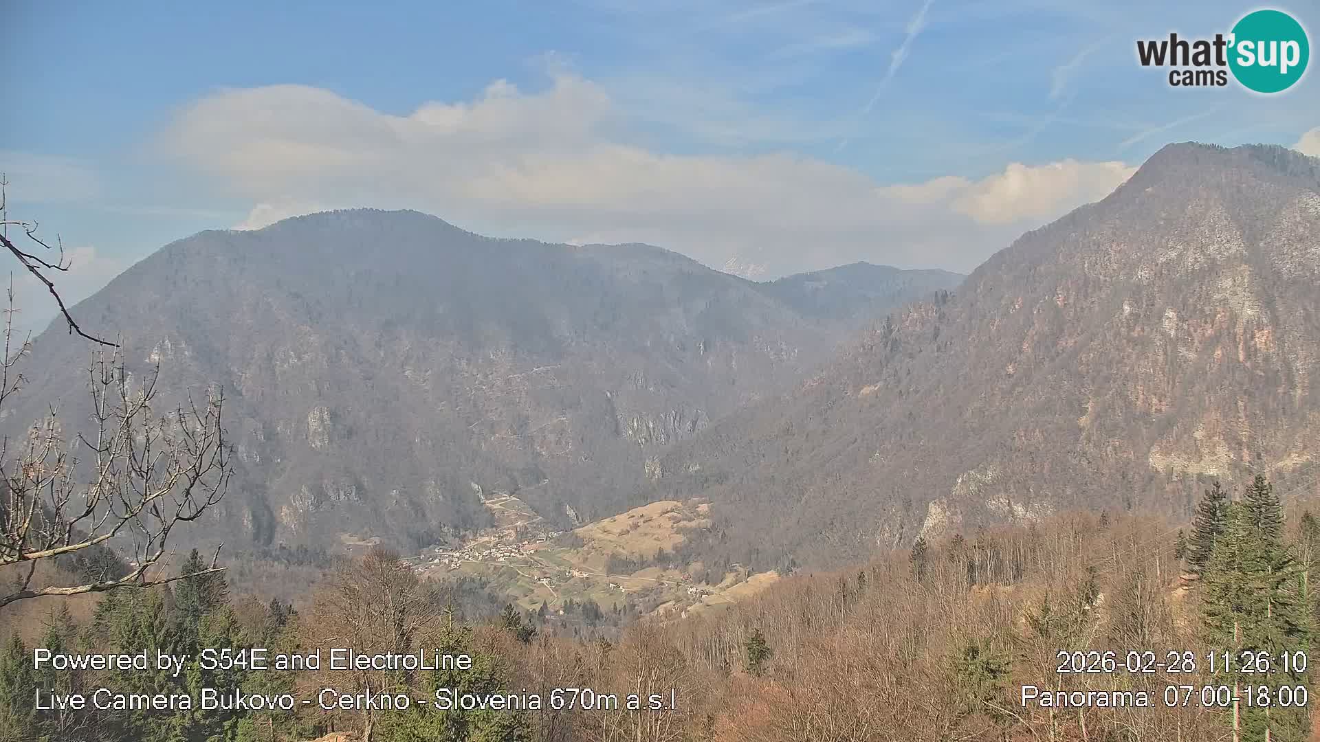 Webcam Bukovo – Baška grapa | Cerkno | Slovenia