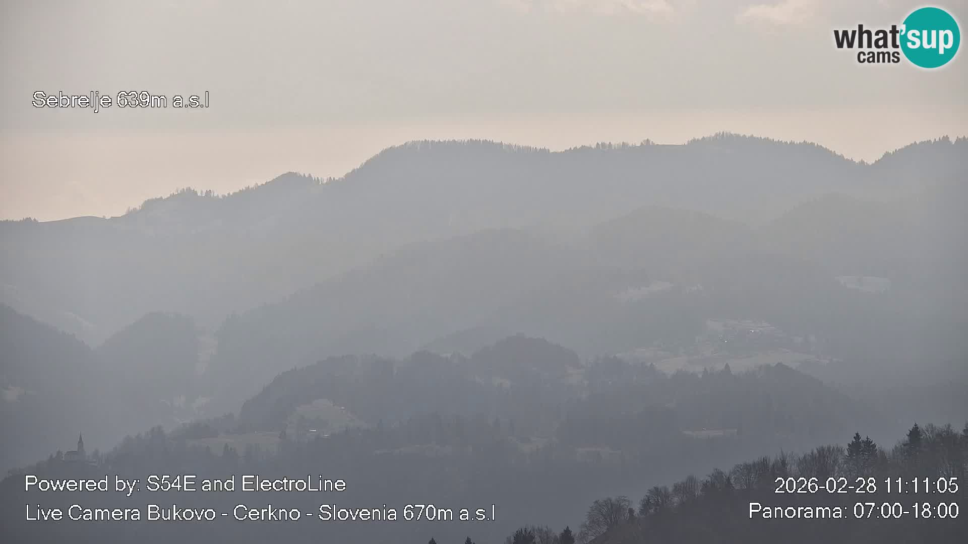 Web kamera Bukovo – Baška grapa | Cerkno | Slovenija