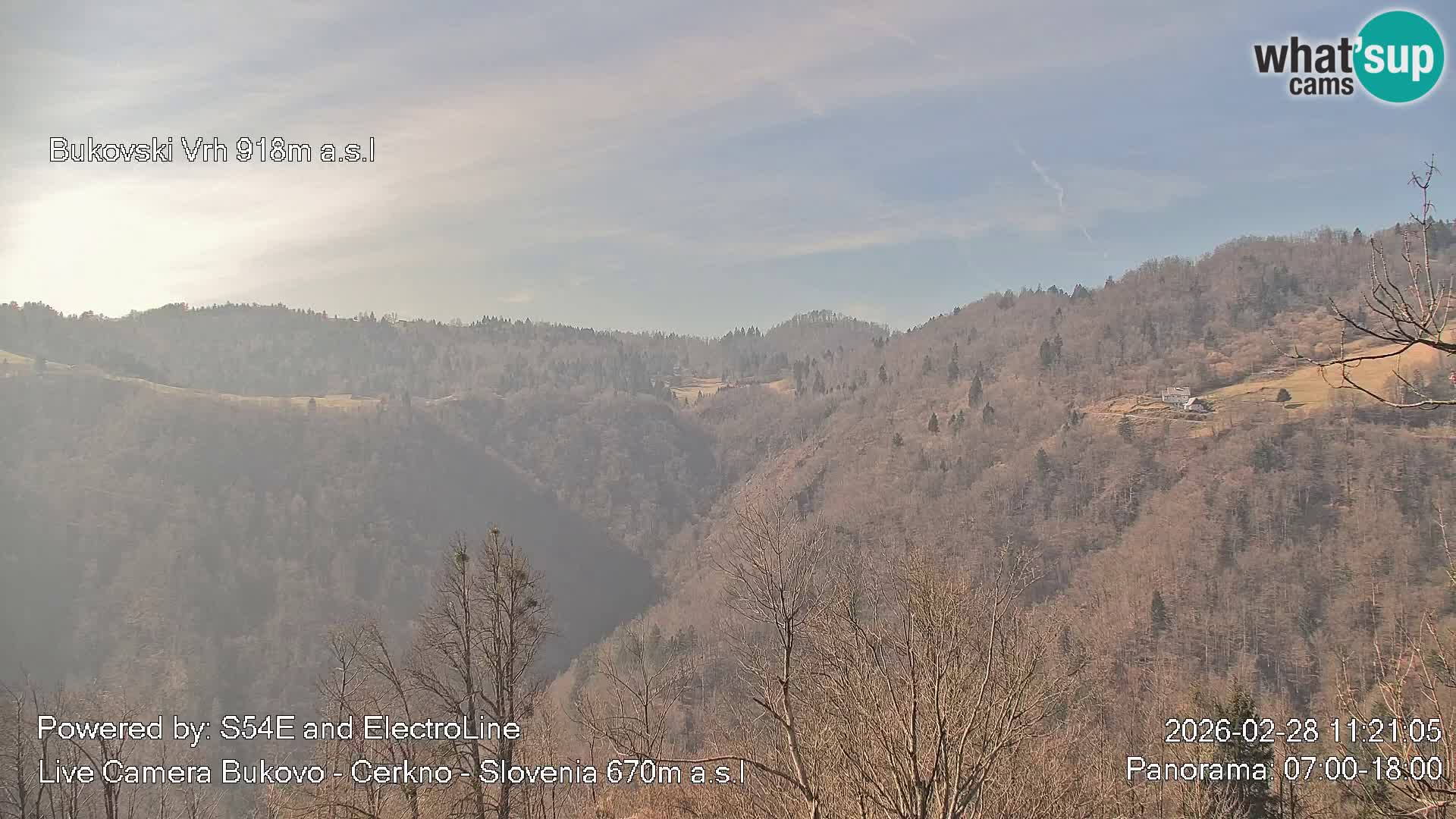 Web kamera Bukovo – Baška grapa | Cerkno | Slovenija