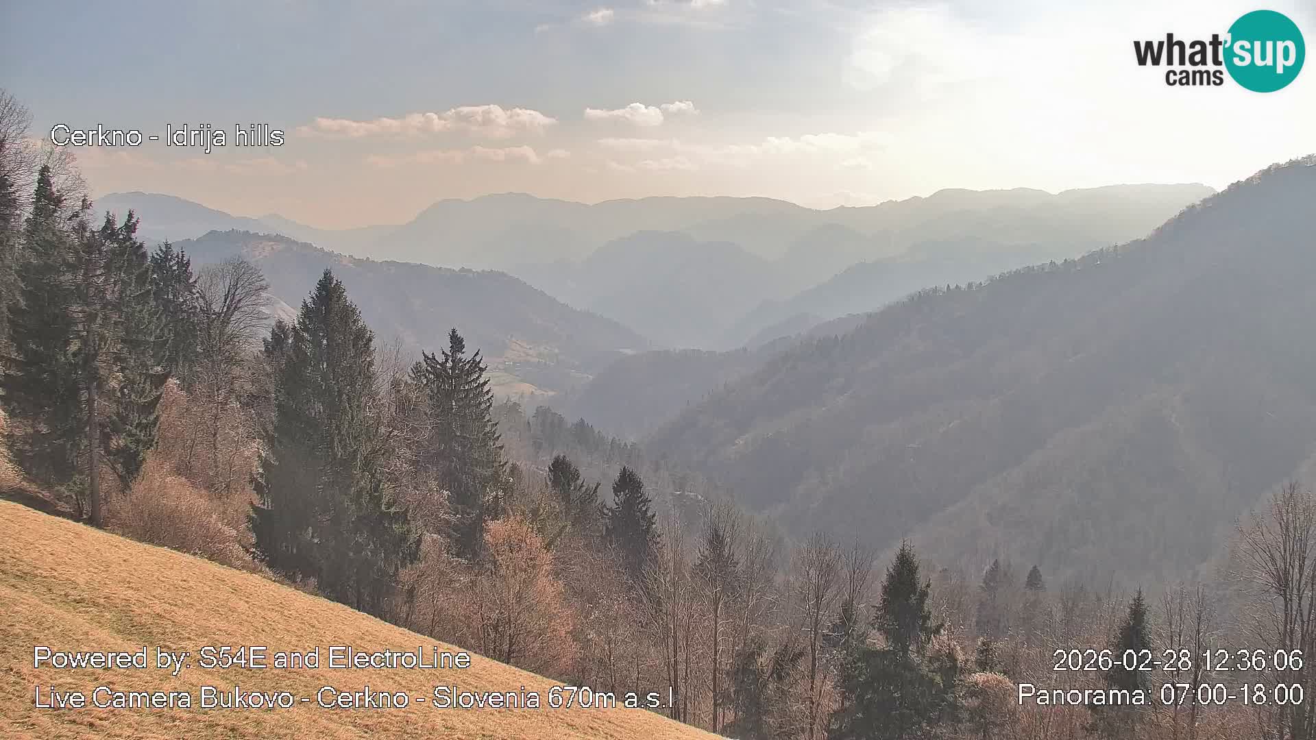 Webcam Bukovo – Baška grapa | Cerkno | Slovénie