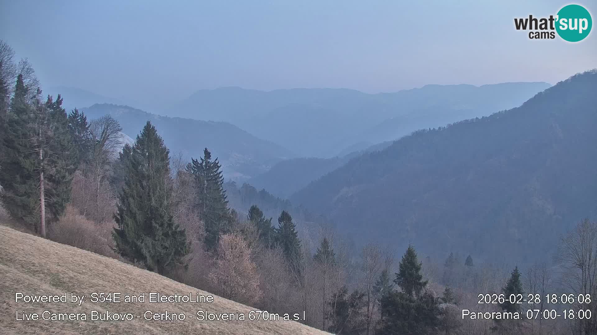 Web kamera Bukovo – Baška grapa | Cerkno | Slovenija