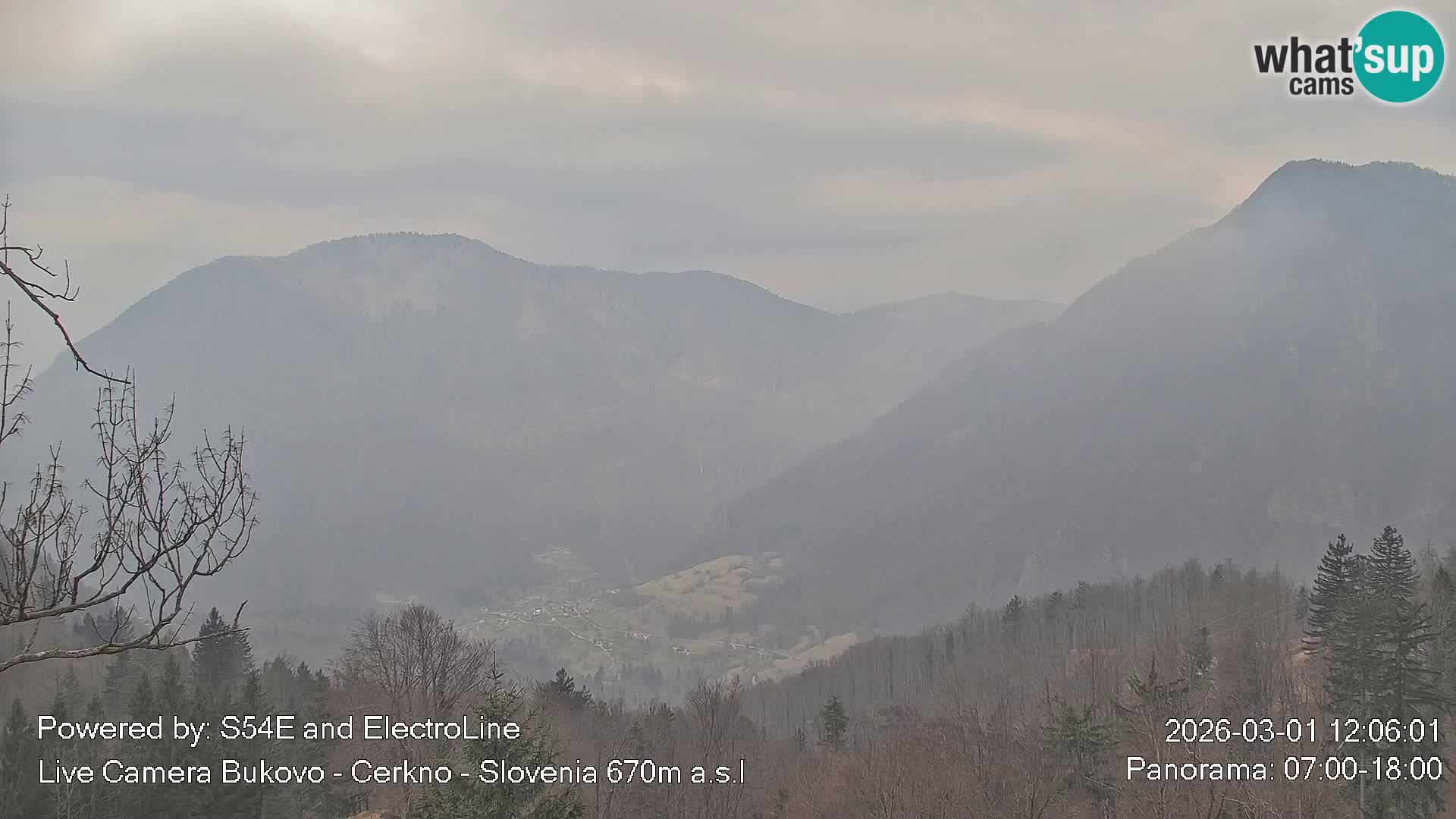 Webcam en vivo Bukovo – Baška grapa | Cerkno | Eslovenia