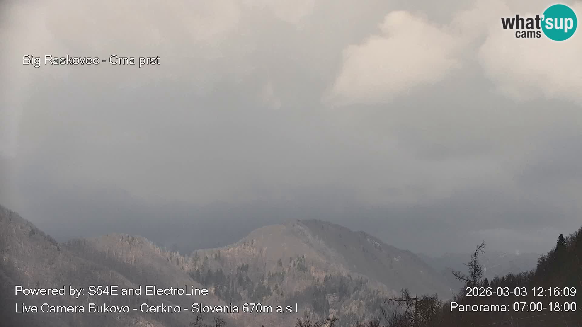 Webcam en vivo Bukovo – Baška grapa | Cerkno | Eslovenia