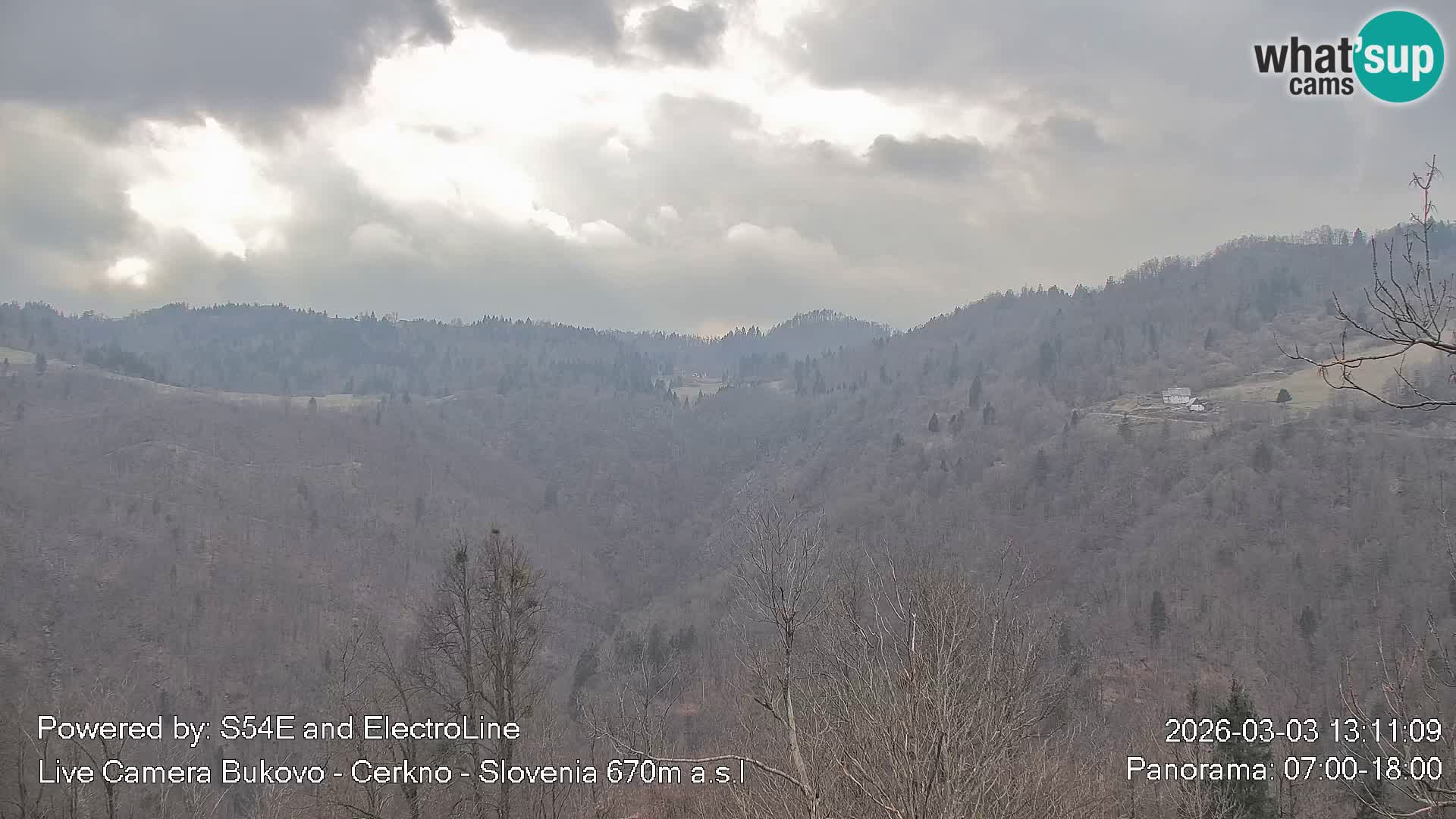 Webcam en vivo Bukovo – Baška grapa | Cerkno | Eslovenia