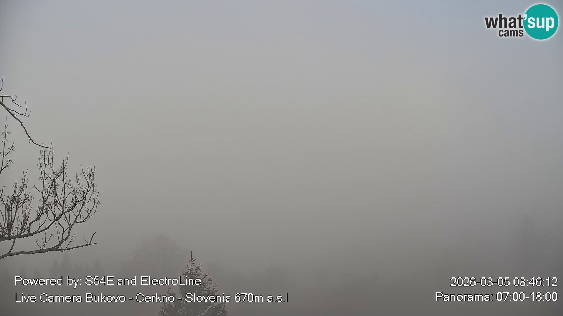 Webcam Bukovo – Baška grapa | Cerkno | Slovénie