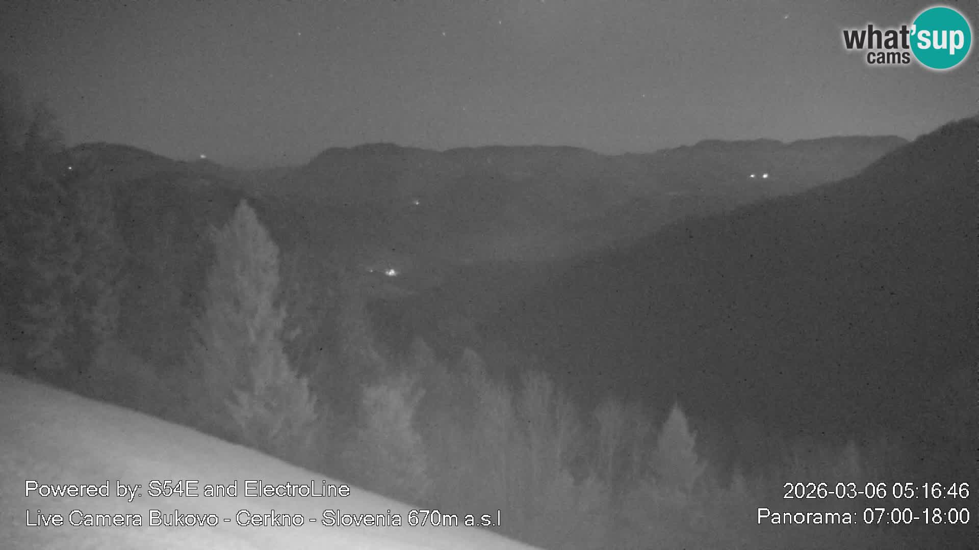 Web kamera Bukovo – Baška grapa | Cerkno | Slovenija