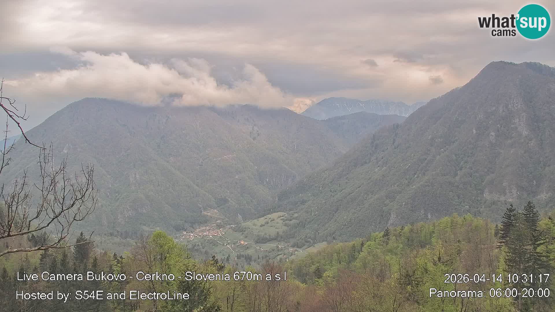 Webcam Bukovo – Baška grapa | Cerkno | Slovenia