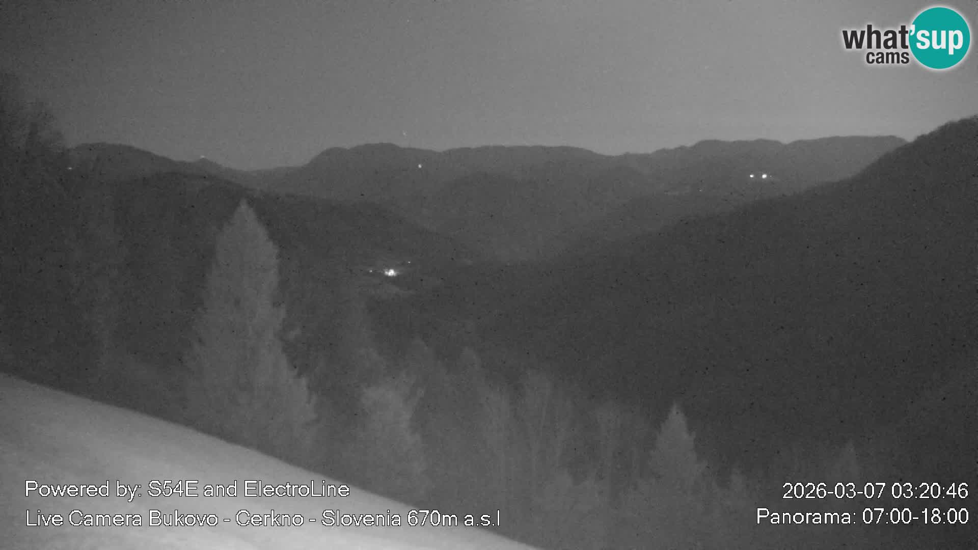 Web kamera Bukovo – Baška grapa | Cerkno | Slovenija