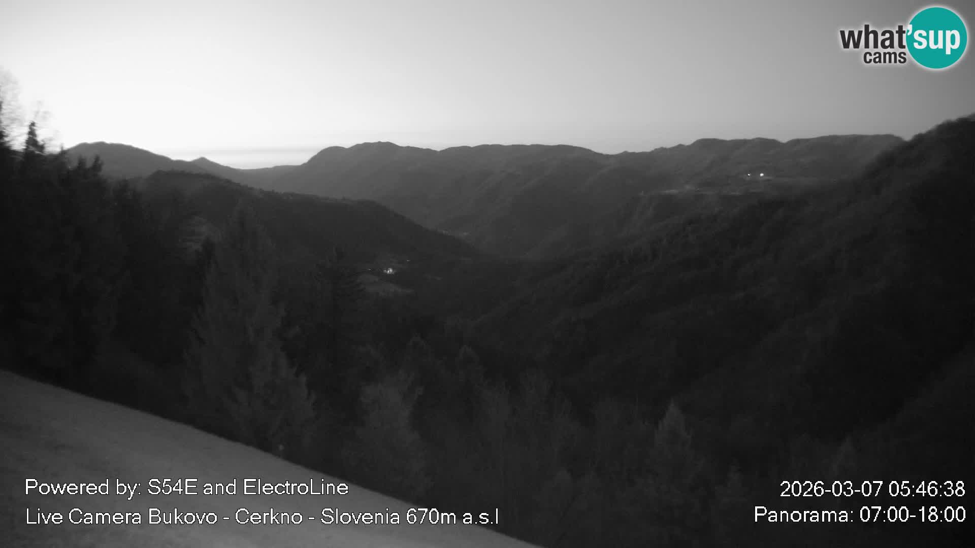 Web kamera Bukovo – Baška grapa | Cerkno | Slovenija