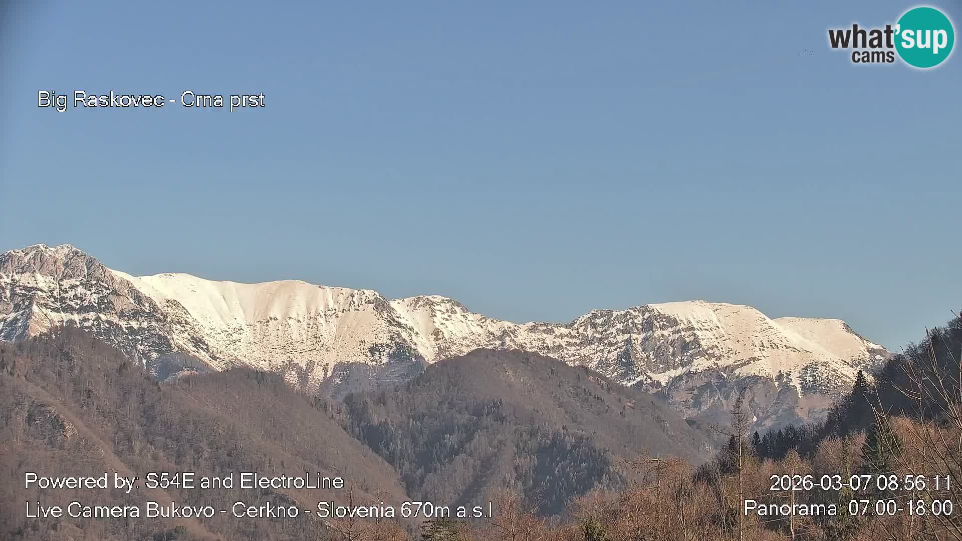 Webcam Bukovo – Baška grapa | Cerkno | Slovénie