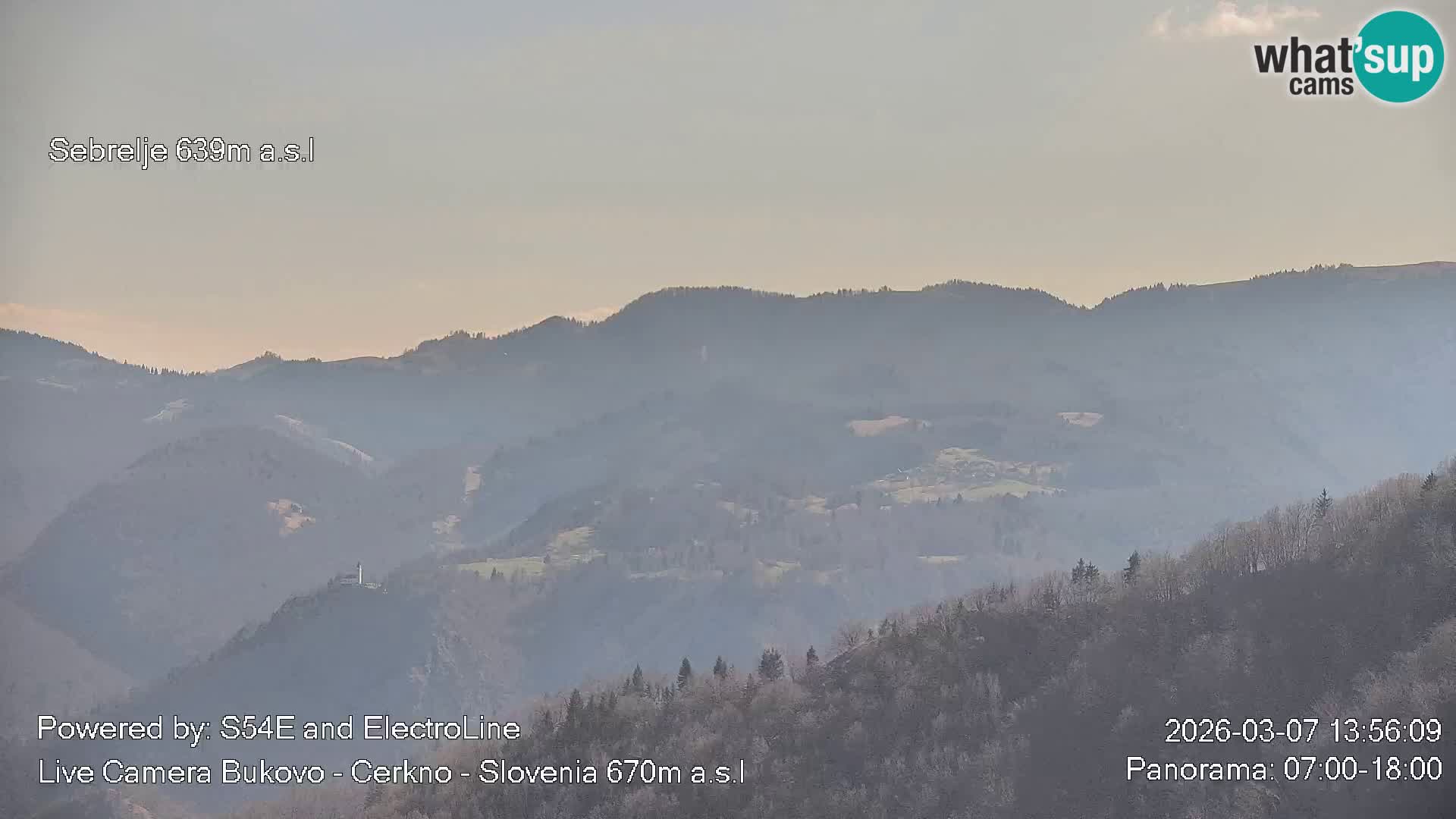 Webcam Bukovo – Baška grapa | Cerkno | Slovénie