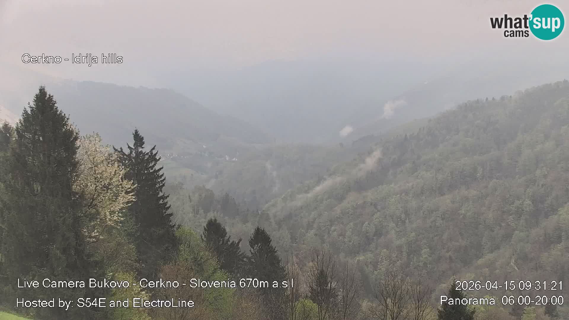 Webcam Bukovo – Baška grapa | Cerkno | Slovénie