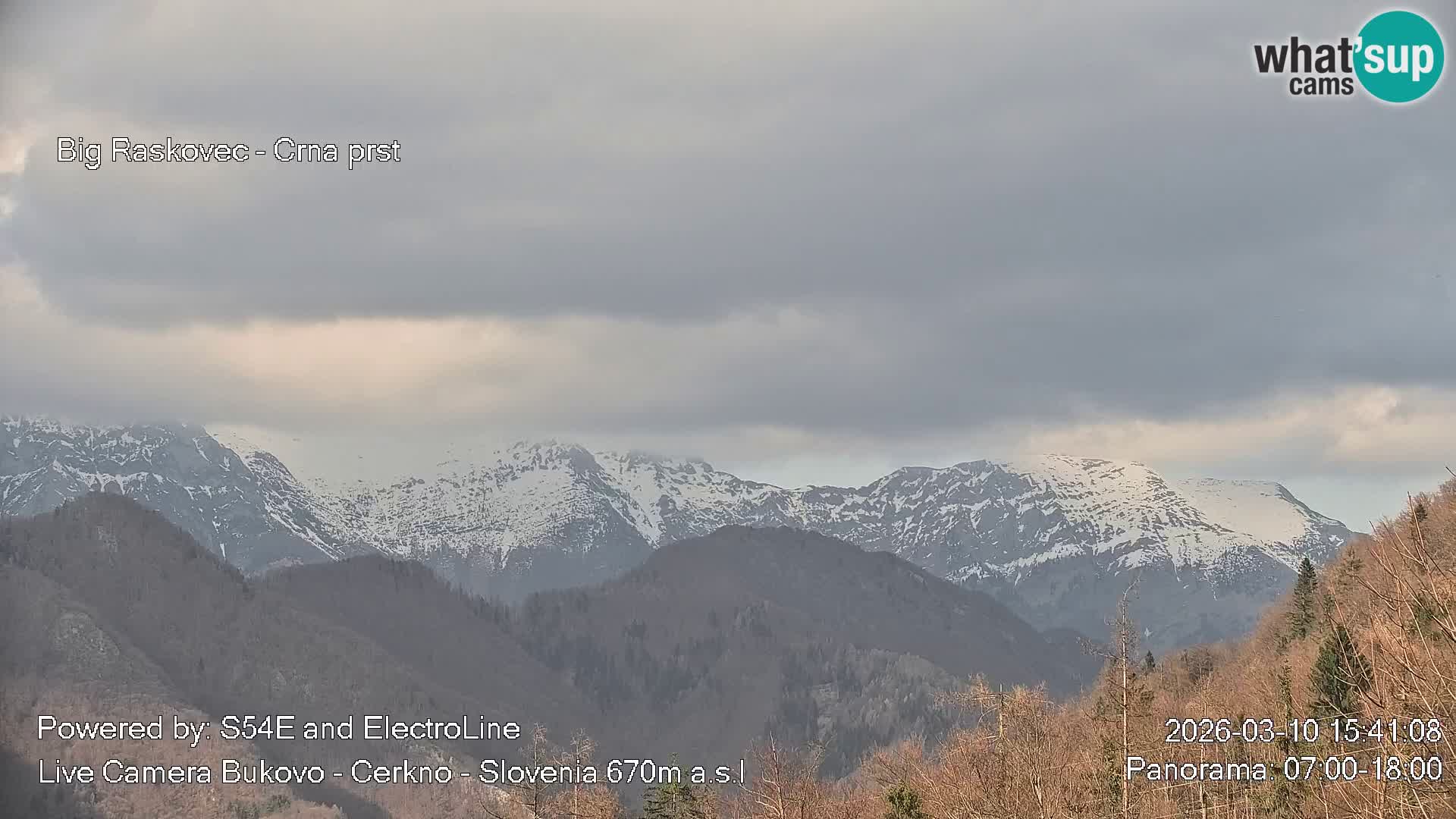Web kamera Bukovo – Baška grapa | Cerkno | Slovenija