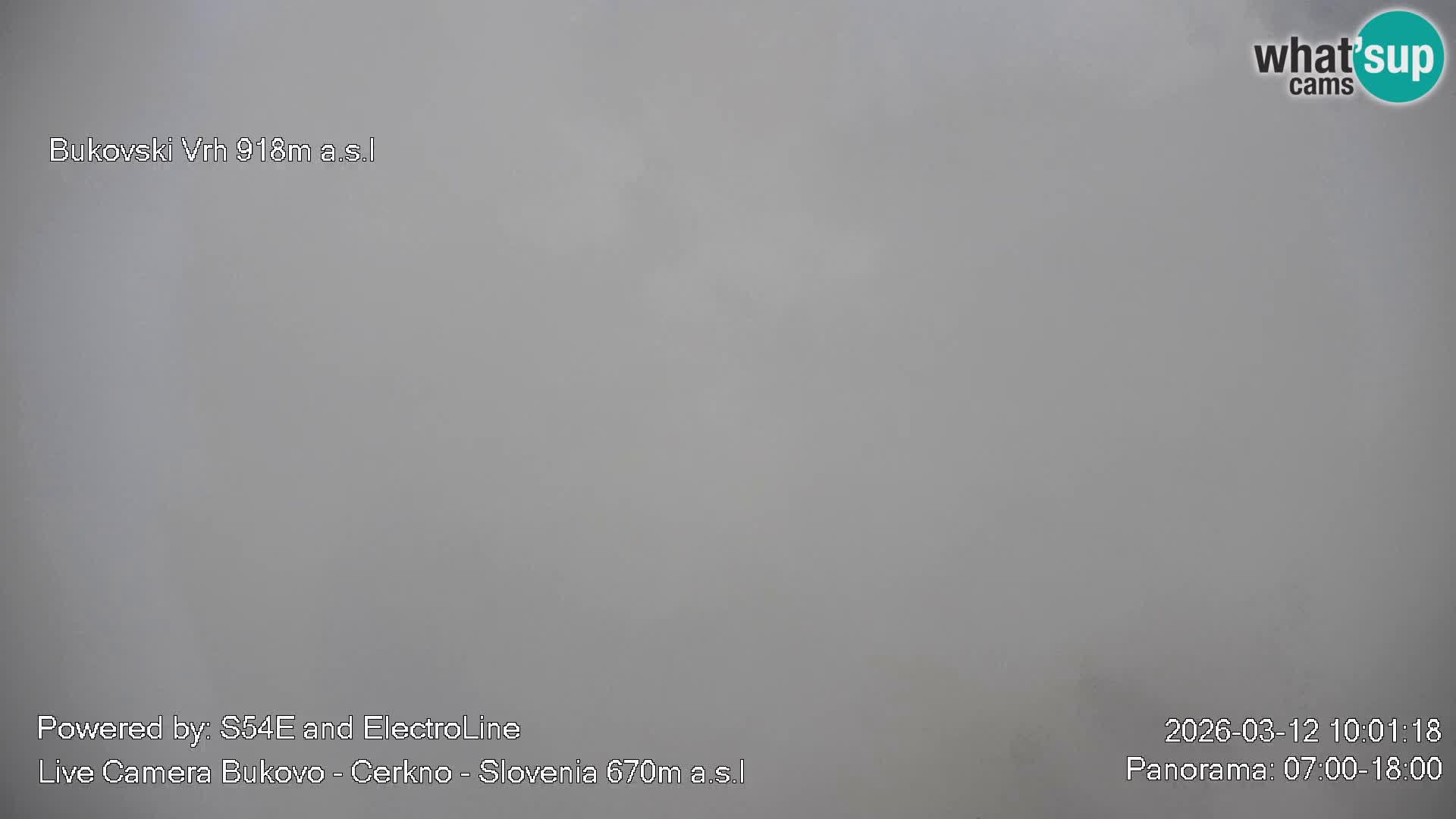 Web kamera Bukovo – Baška grapa | Cerkno | Slovenija
