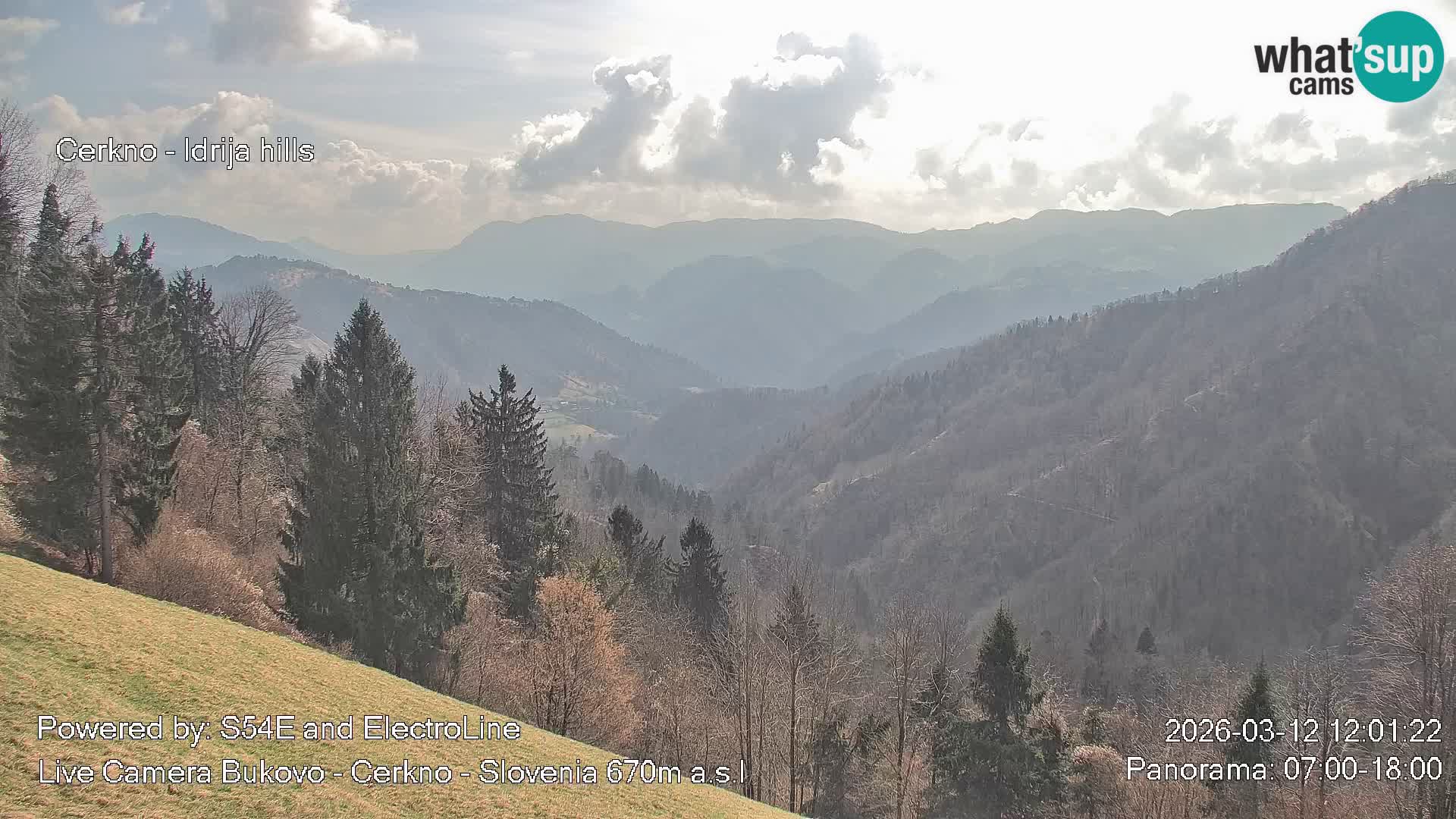 Webcam en vivo Bukovo – Baška grapa | Cerkno | Eslovenia