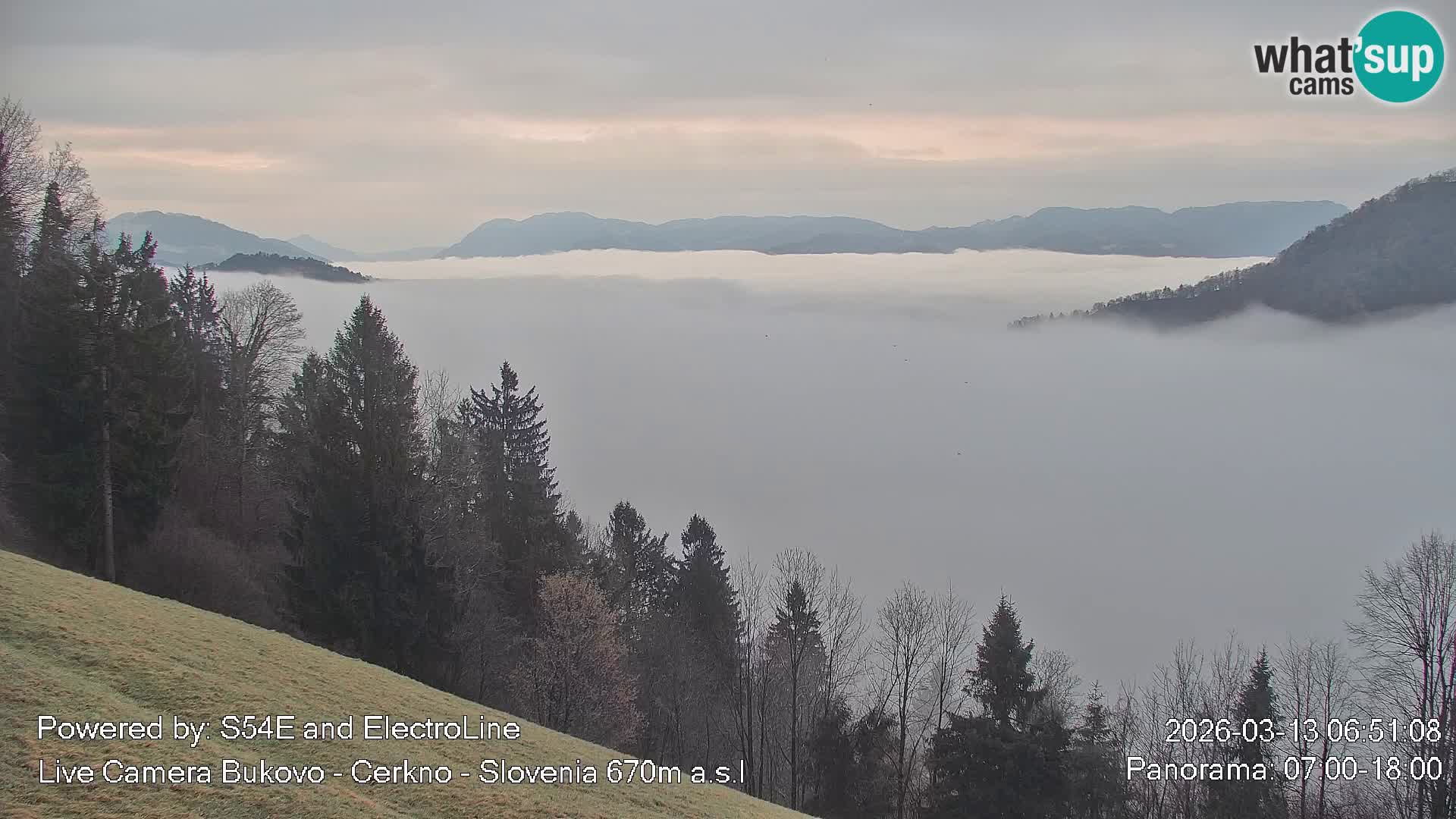 Web kamera Bukovo – Baška grapa | Cerkno | Slovenija