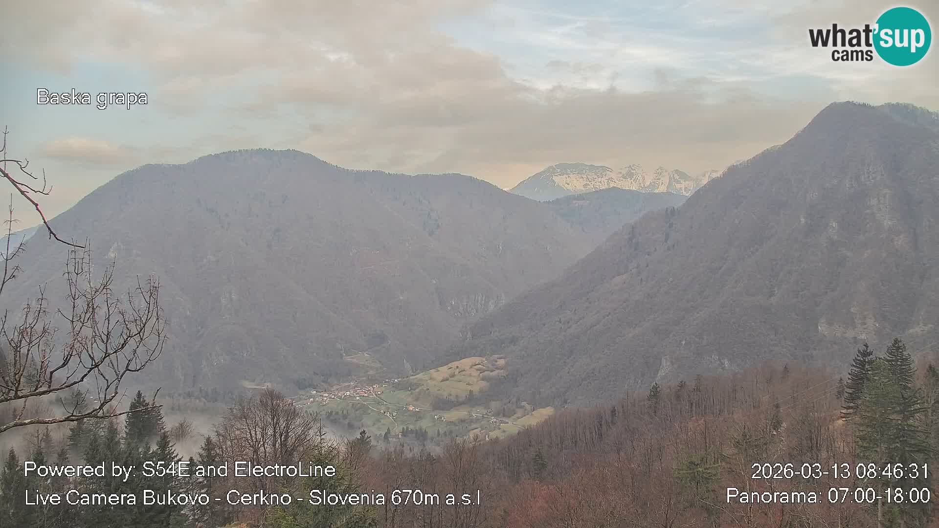 Webcam Bukovo – Baška grapa | Cerkno | Slovenia