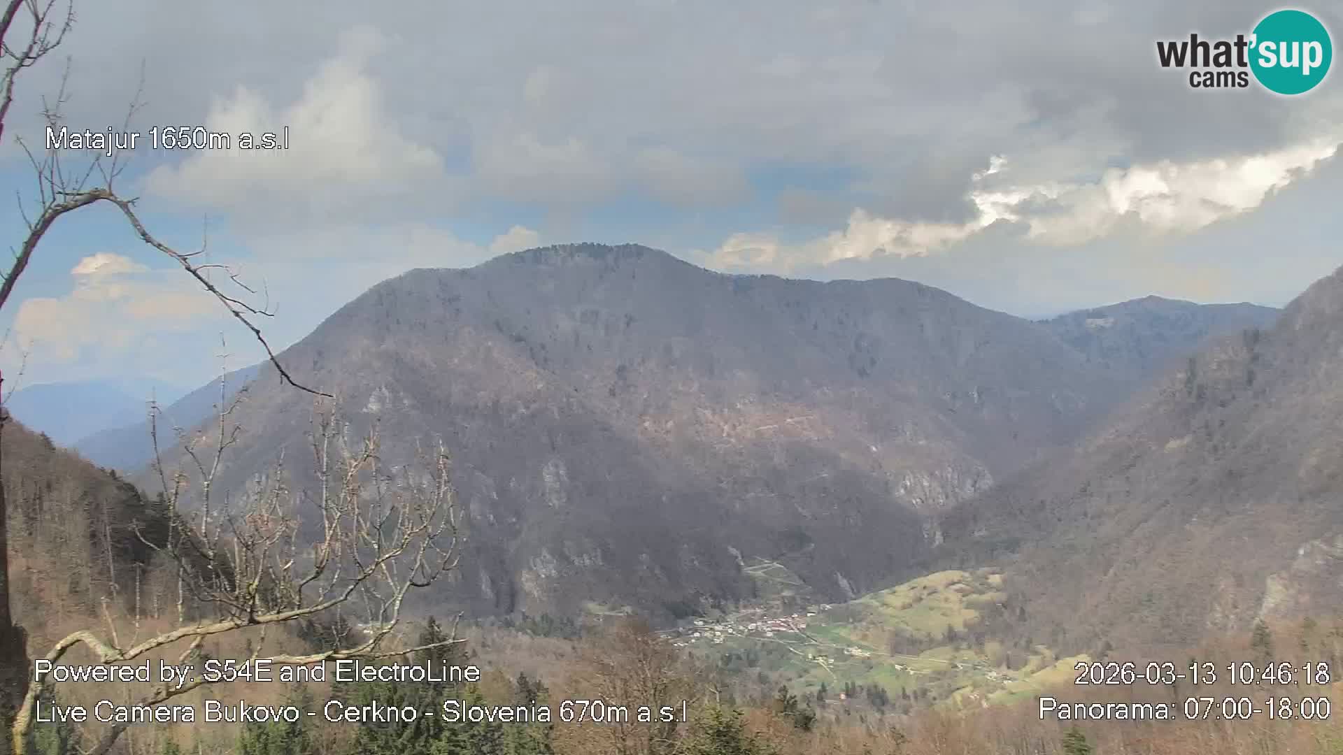 Webcam Bukovo – Baška grapa | Cerkno | Slovenia