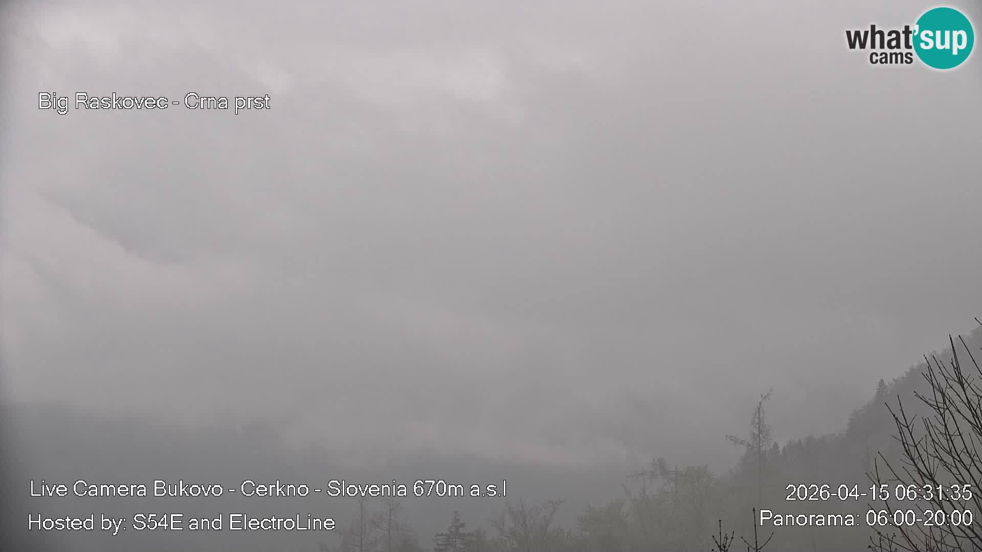 Webcam Bukovo – Baška grapa | Cerkno | Slovénie