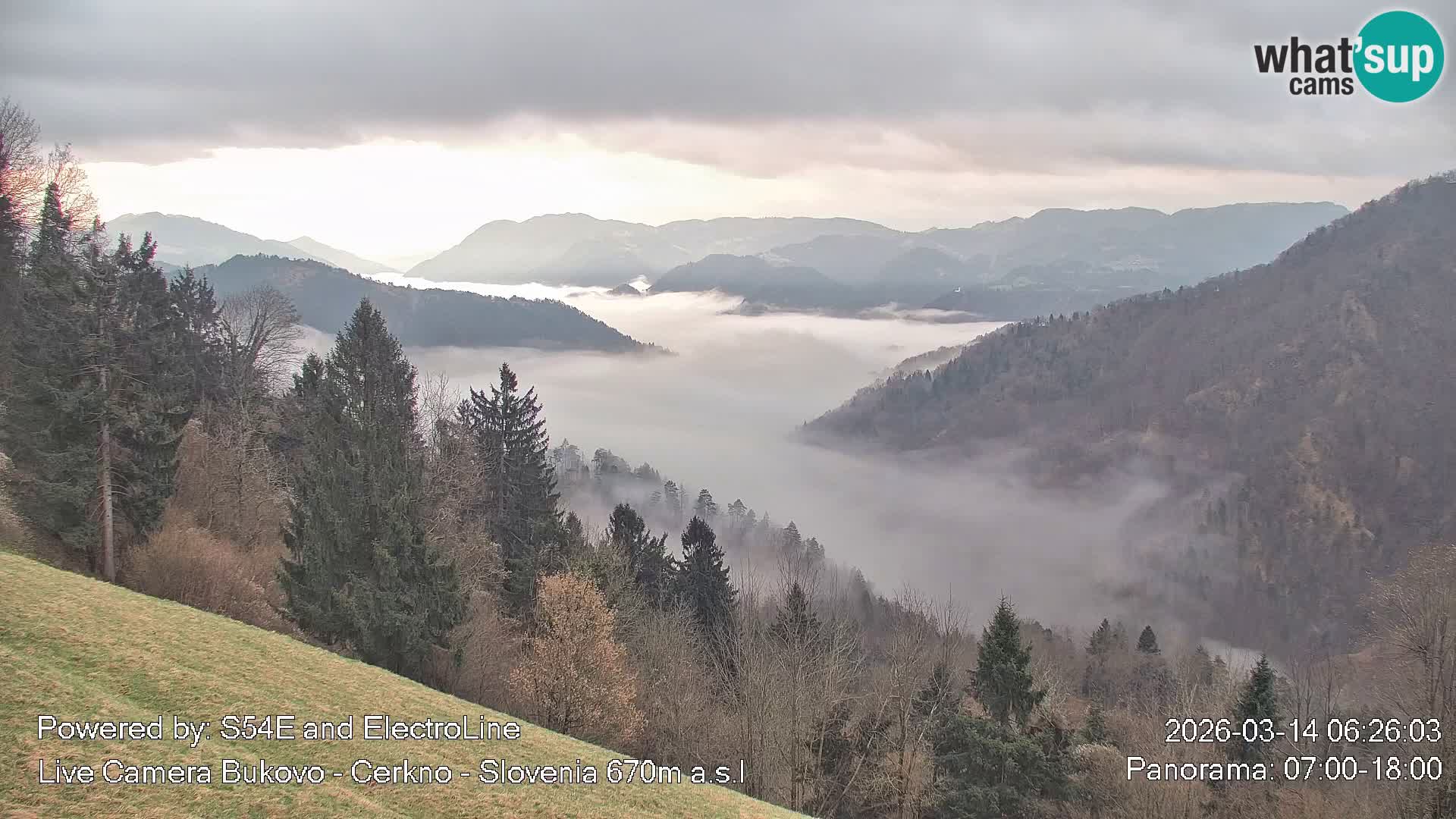 Webcam Bukovo – Baška grapa | Cerkno | Slovénie