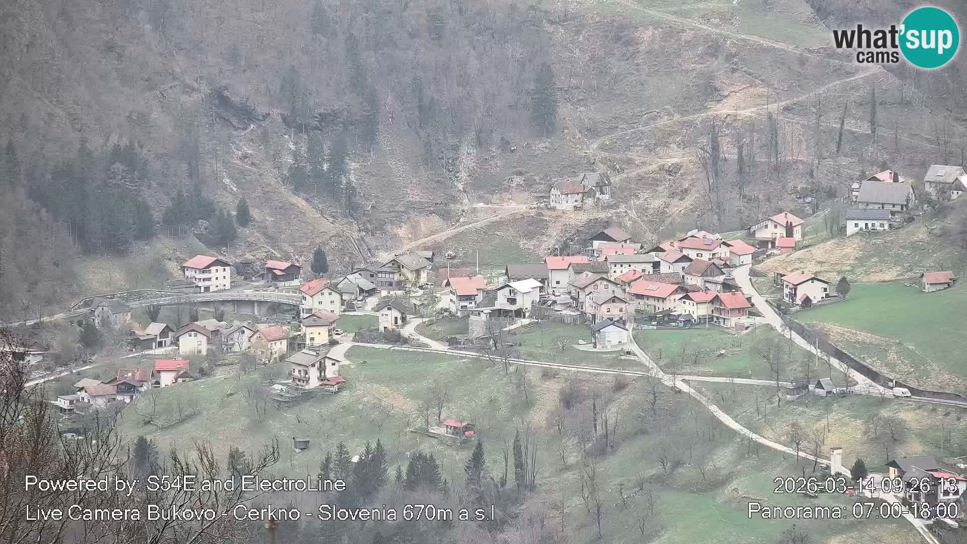 Webcam Bukovo – Baška grapa | Cerkno | Slovenia