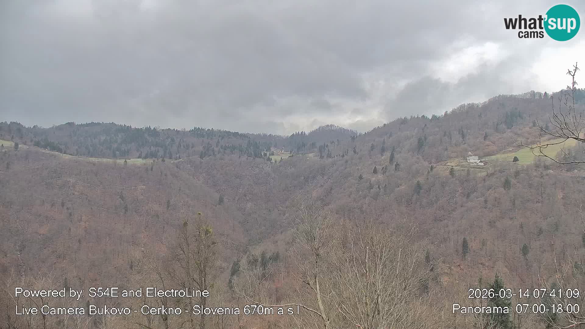 Webcam Bukovo – Baška grapa | Cerkno | Slovénie