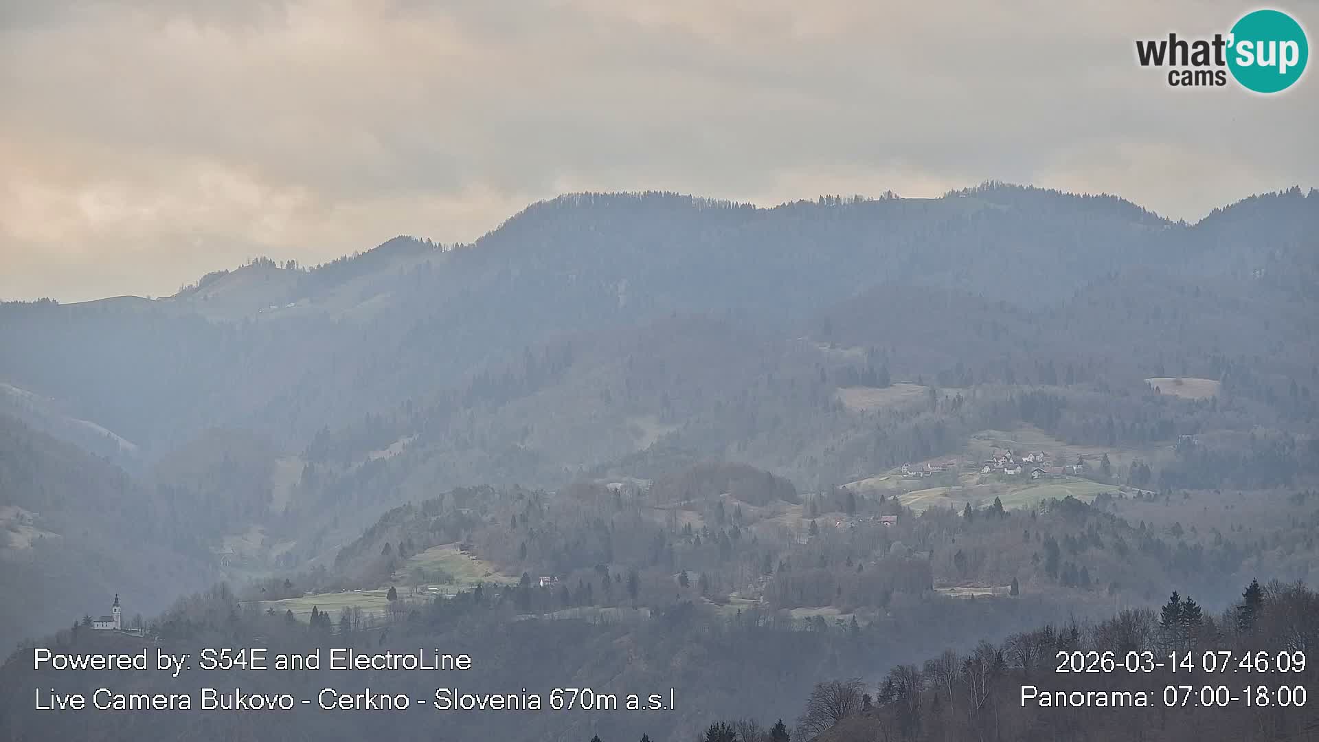 Webcam Bukovo – Baška grapa | Cerkno | Slovénie