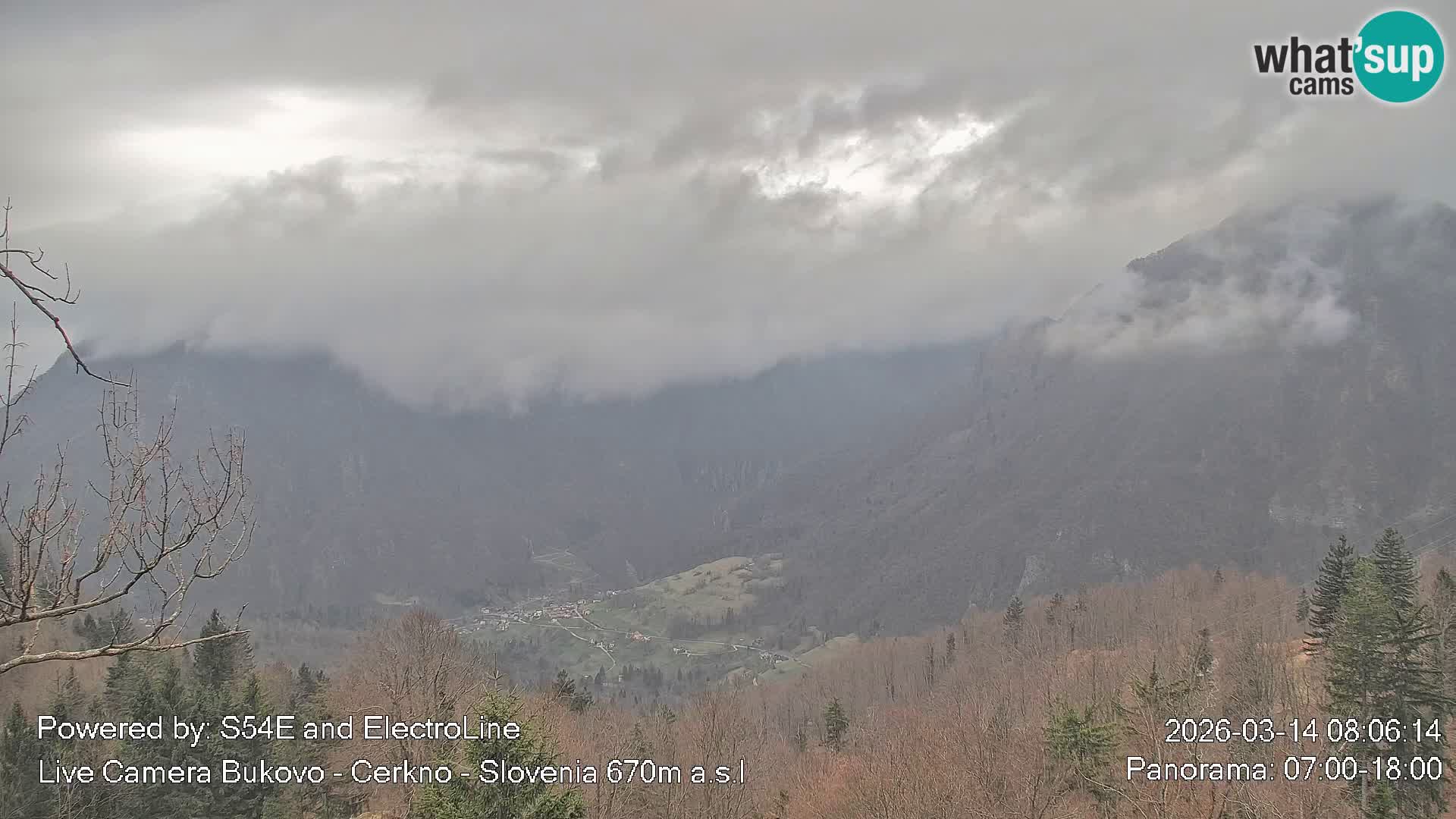 Webcam Bukovo – Baška grapa | Cerkno | Slovenia