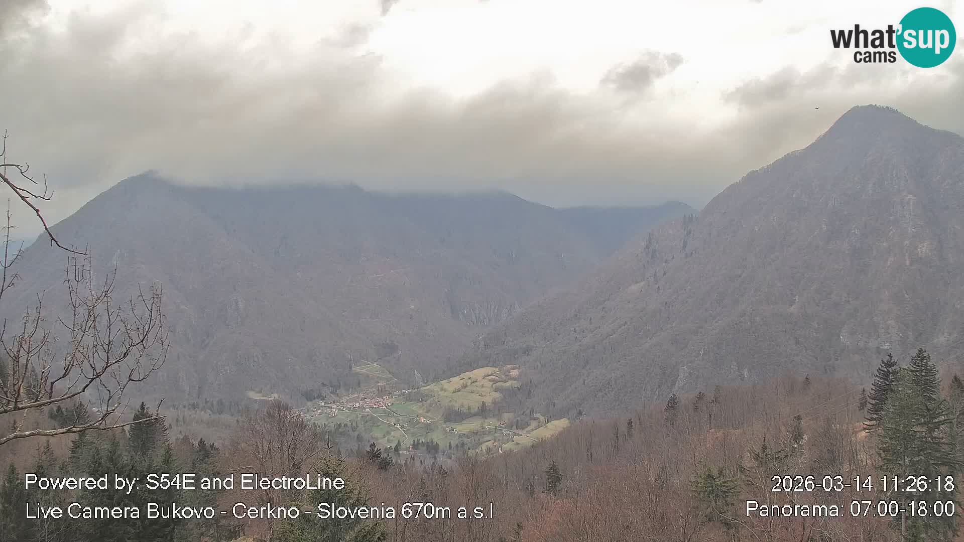 Bukovo Webcam – Baška grapa | Cerkno | Slowenien
