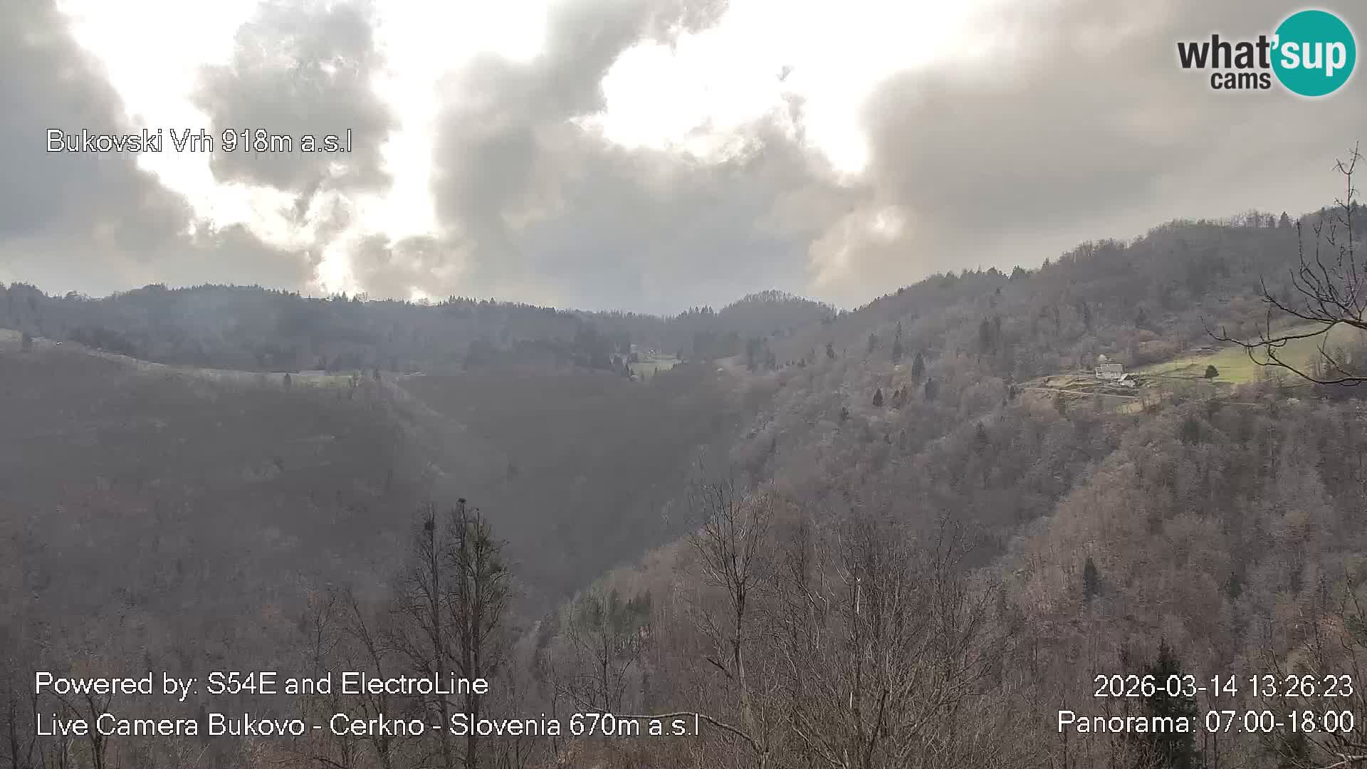 Webcam en vivo Bukovo – Baška grapa | Cerkno | Eslovenia
