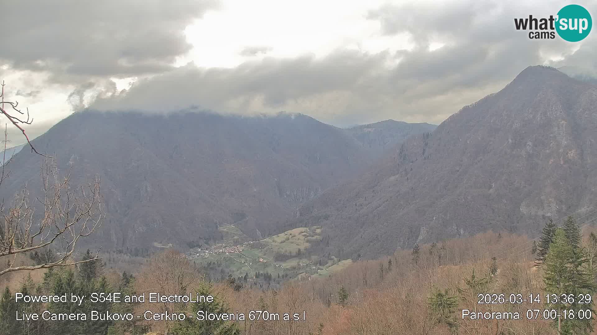 Bukovo Webcam – Baška grapa | Cerkno | Slowenien