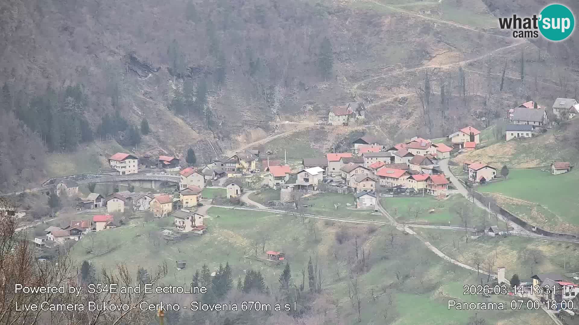 Bukovo Webcam – Baška grapa | Cerkno | Slowenien