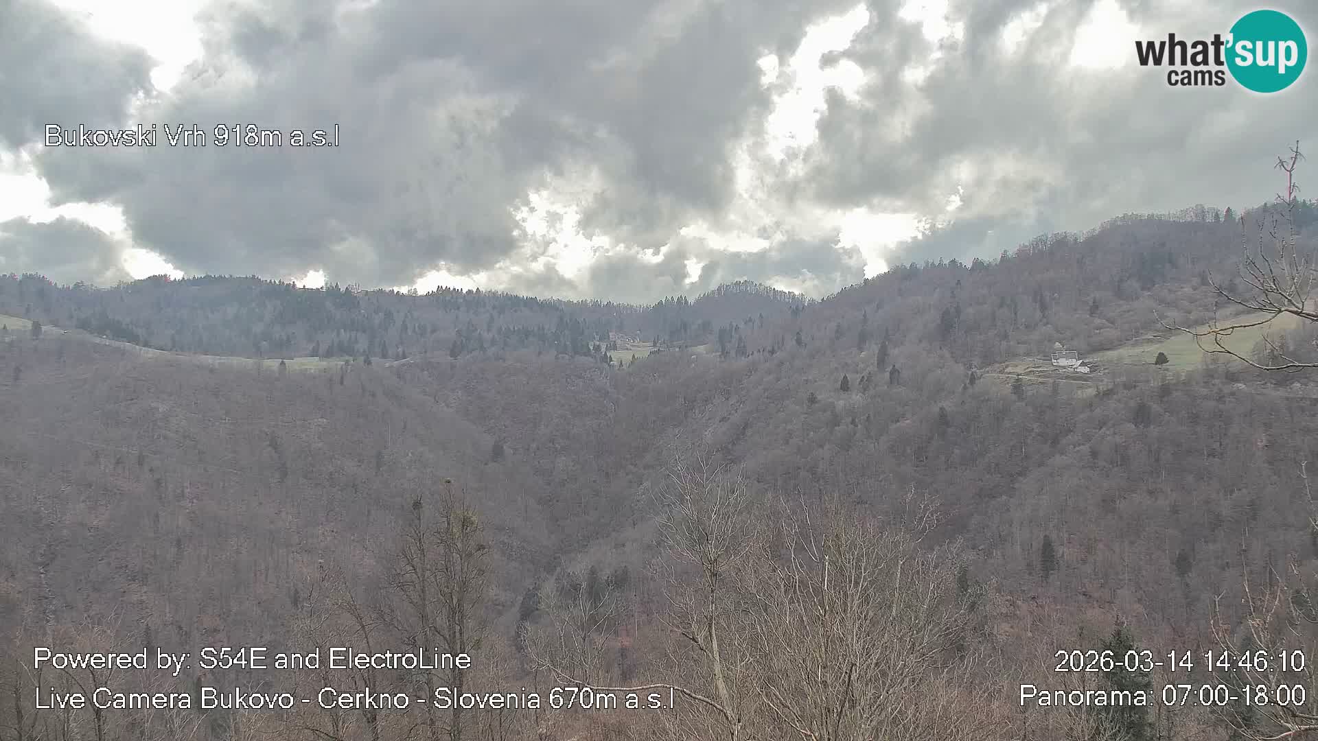 Webcam Bukovo – Baška grapa | Cerkno | Slovénie