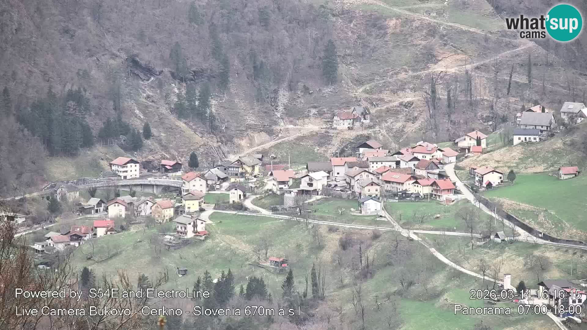 Bukovo Webcam – Baška grapa | Cerkno | Slowenien