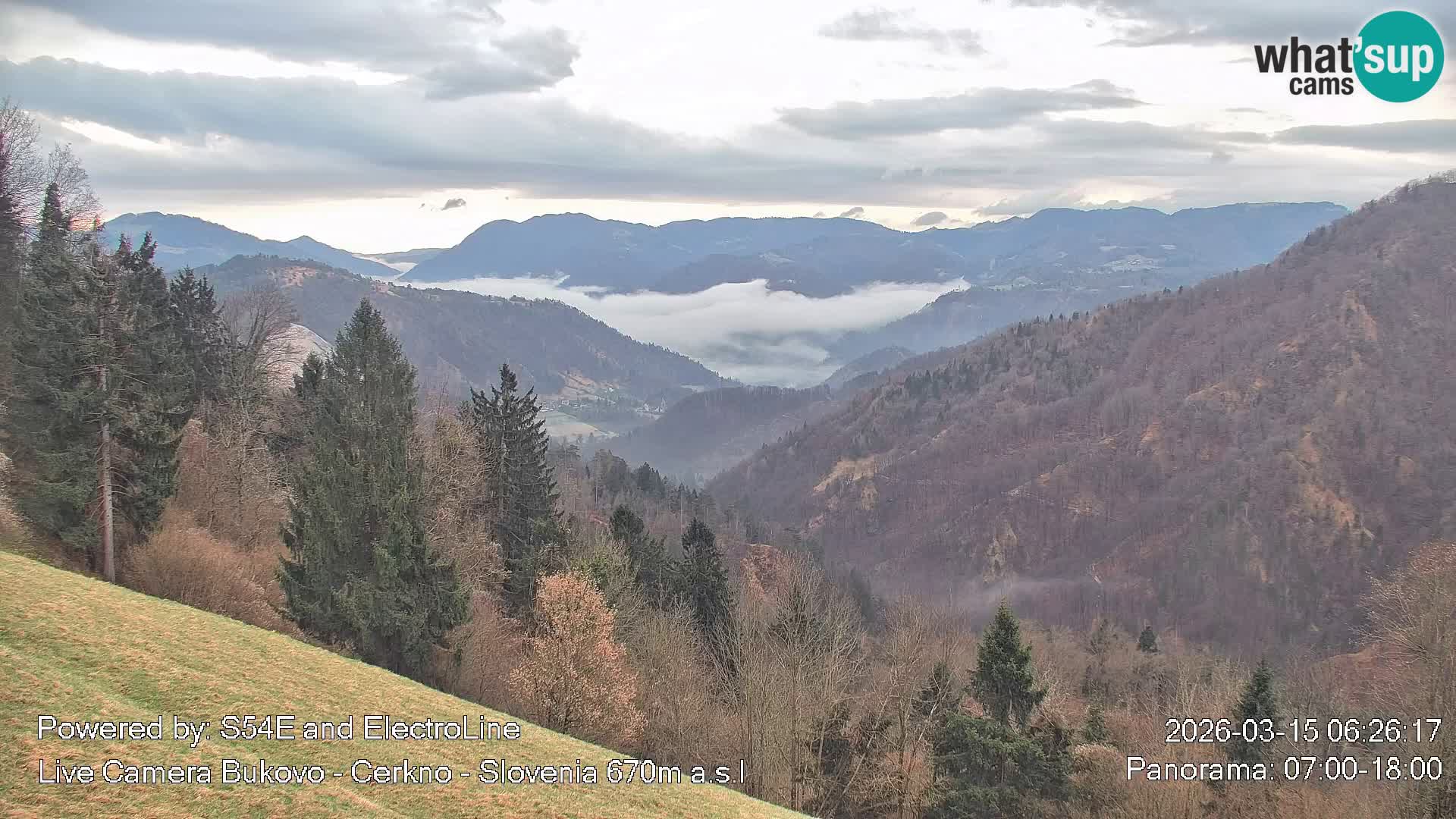 Webcam Bukovo – Baška grapa | Cerkno | Slovénie
