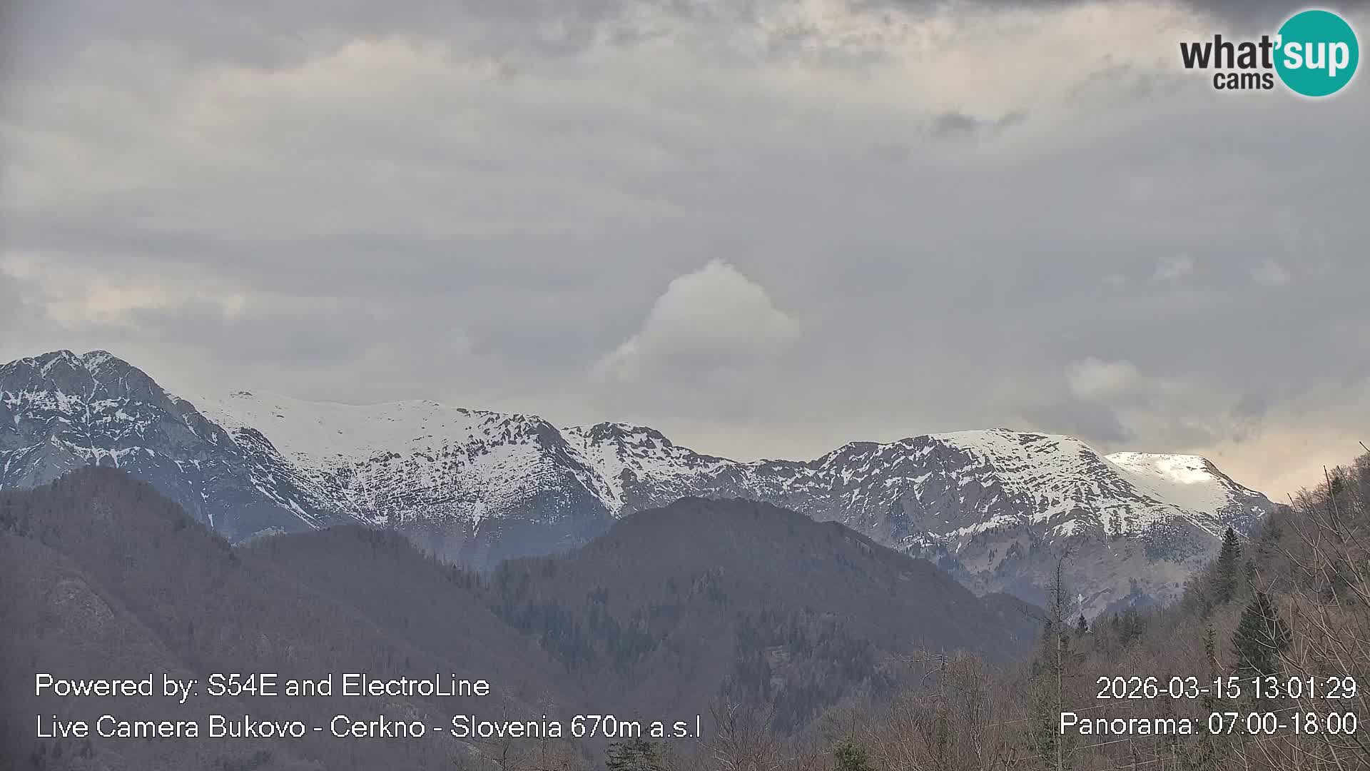 Webcam Bukovo – Baška grapa | Cerkno | Slovenia