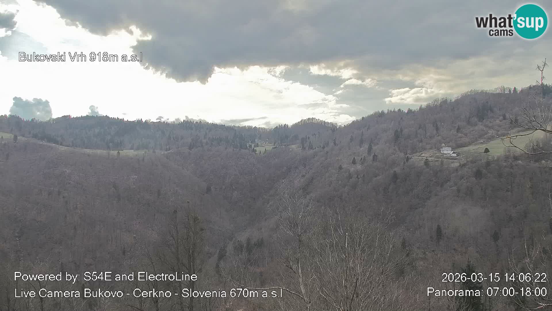 Webcam Bukovo – Baška grapa | Cerkno | Slovenia