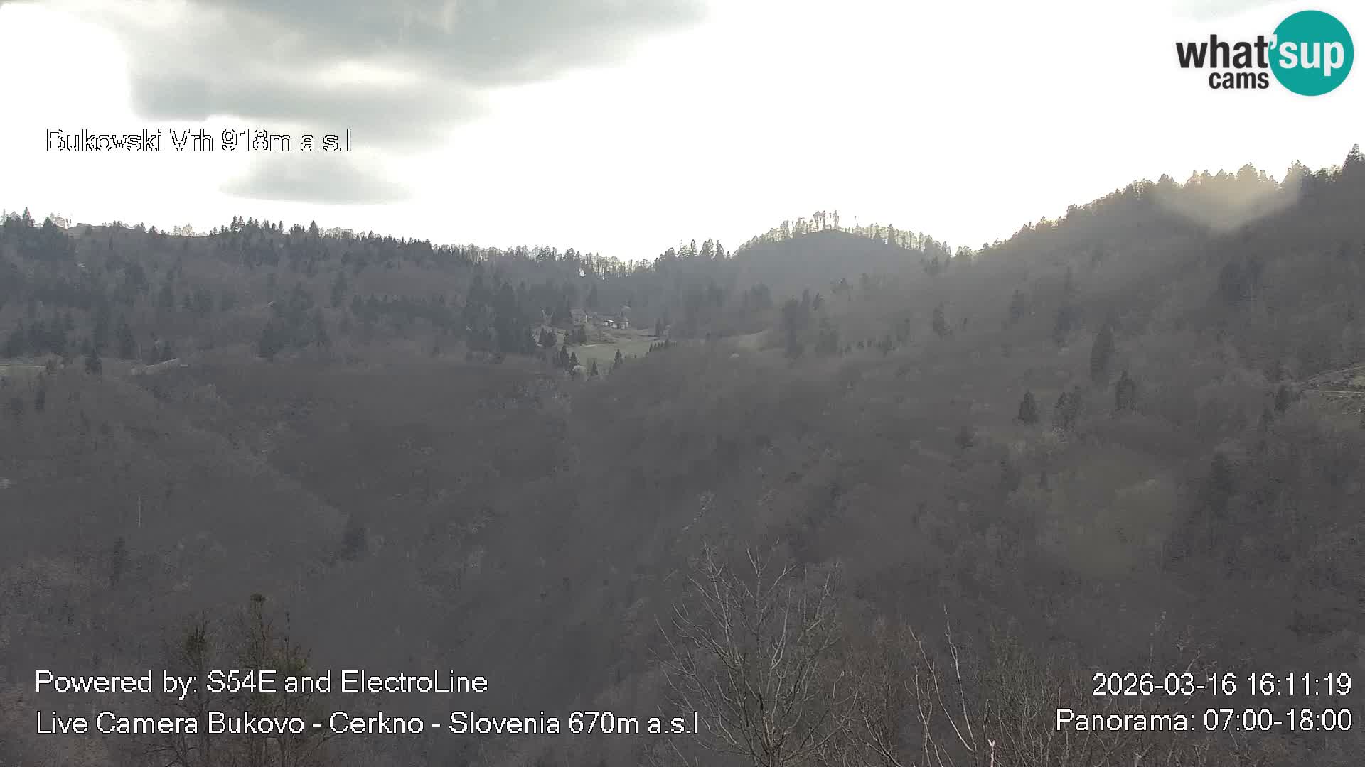Webcam Bukovo – Baška grapa | Cerkno | Slovenia