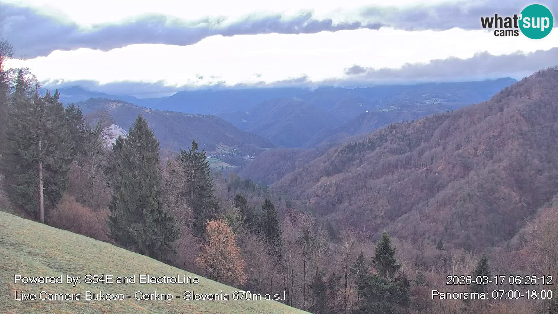 Webcam Bukovo – Baška grapa | Cerkno | Slovenia
