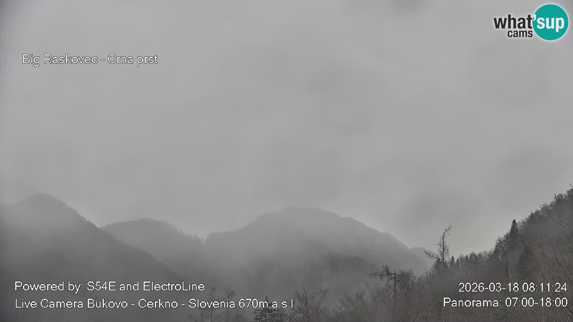 Webcam Bukovo – Baška grapa | Cerkno | Slovénie