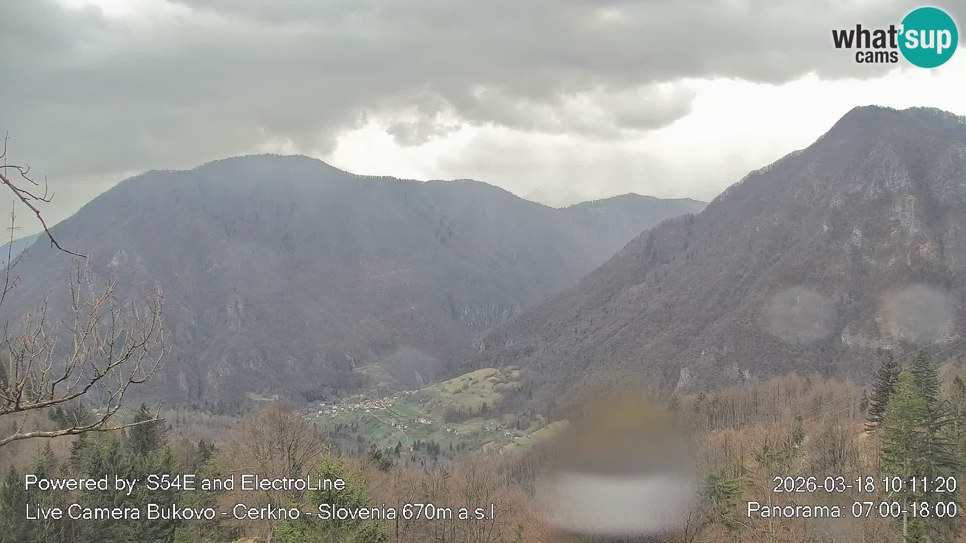 Web kamera Bukovo – Baška grapa | Cerkno | Slovenija