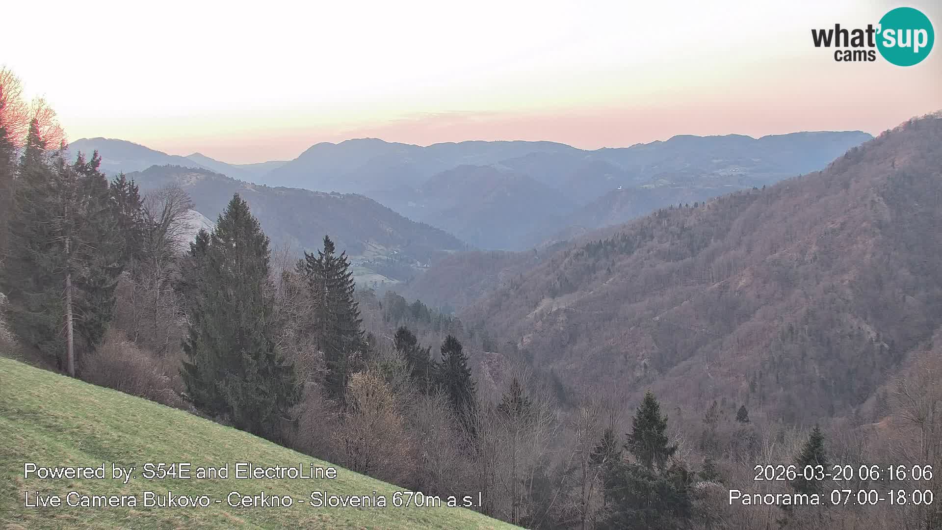 Web kamera Bukovo – Baška grapa | Cerkno | Slovenija