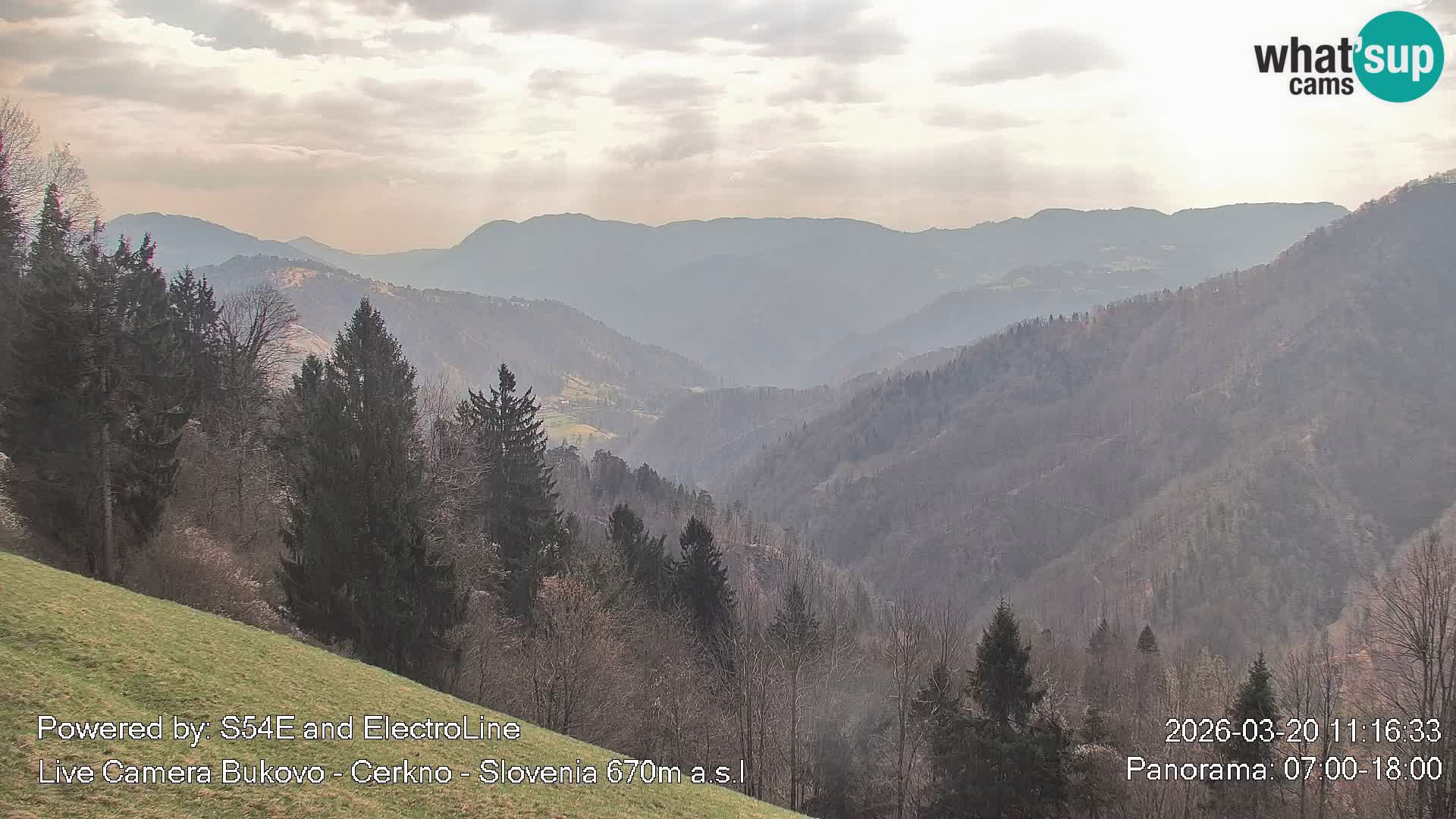Web kamera Bukovo – Baška grapa | Cerkno | Slovenija