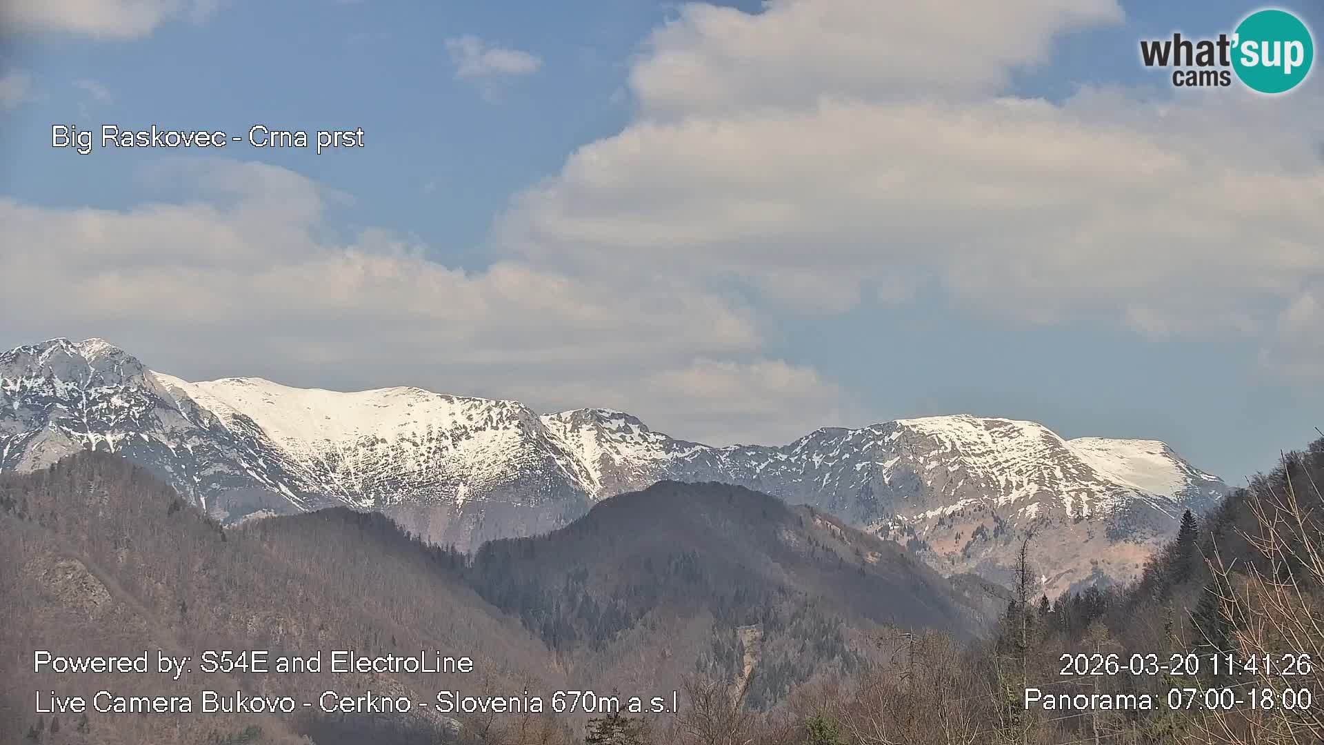 Webcam Bukovo – Baška grapa | Cerkno | Slovenia