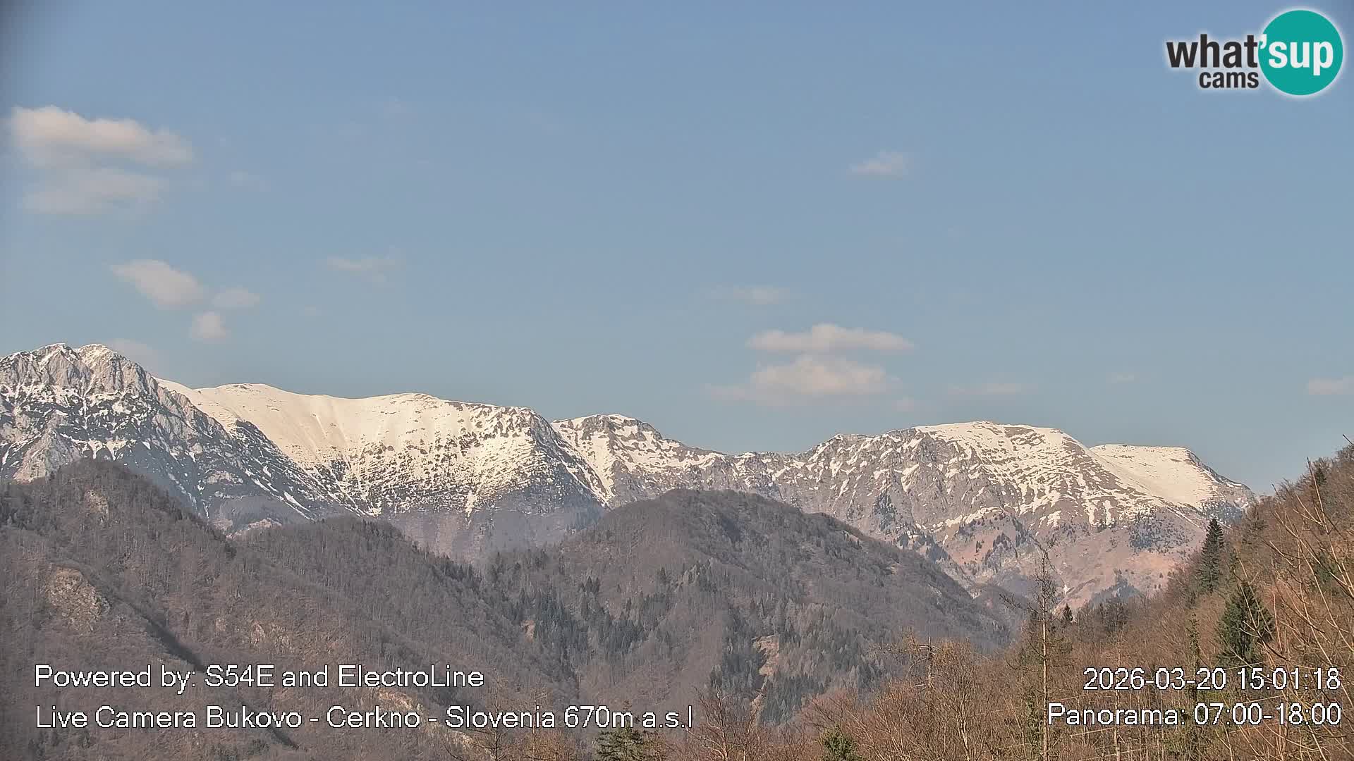 Webcam en vivo Bukovo – Baška grapa | Cerkno | Eslovenia