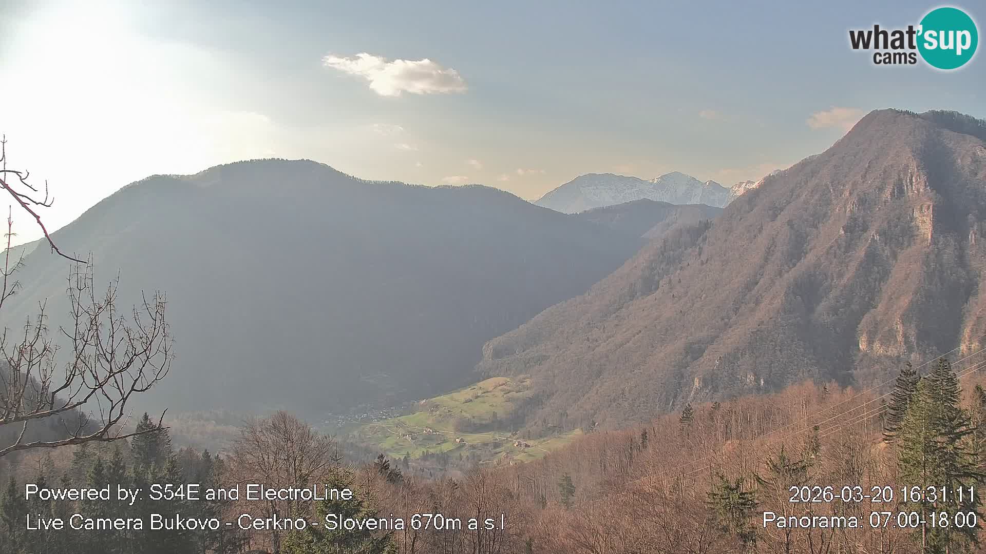 Webcam en vivo Bukovo – Baška grapa | Cerkno | Eslovenia