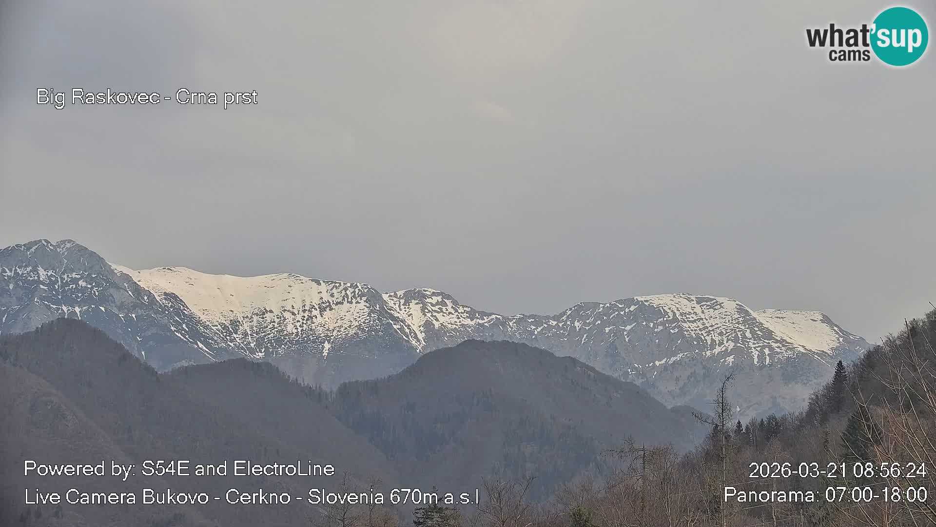 Web kamera Bukovo – Baška grapa | Cerkno | Slovenija