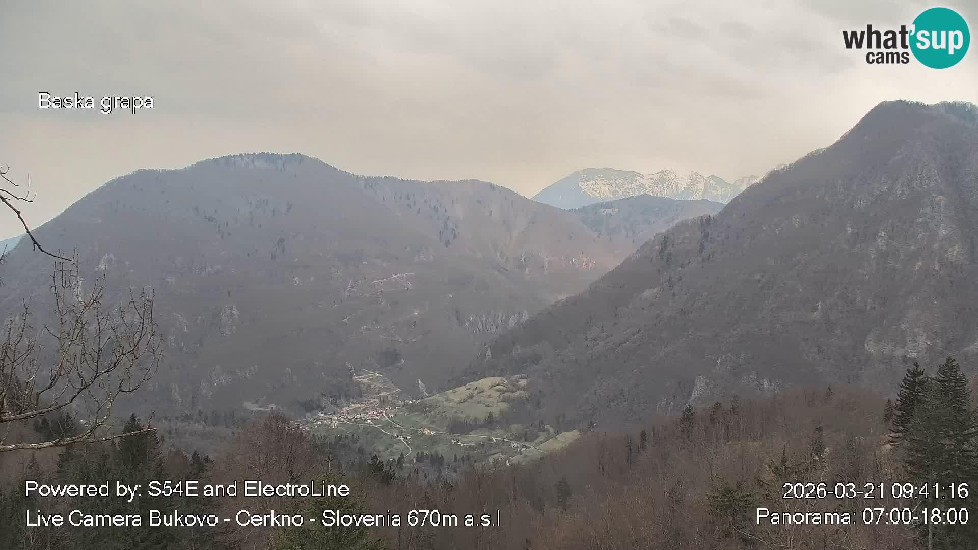 Webcam Bukovo – Baška grapa | Cerkno | Slovenia